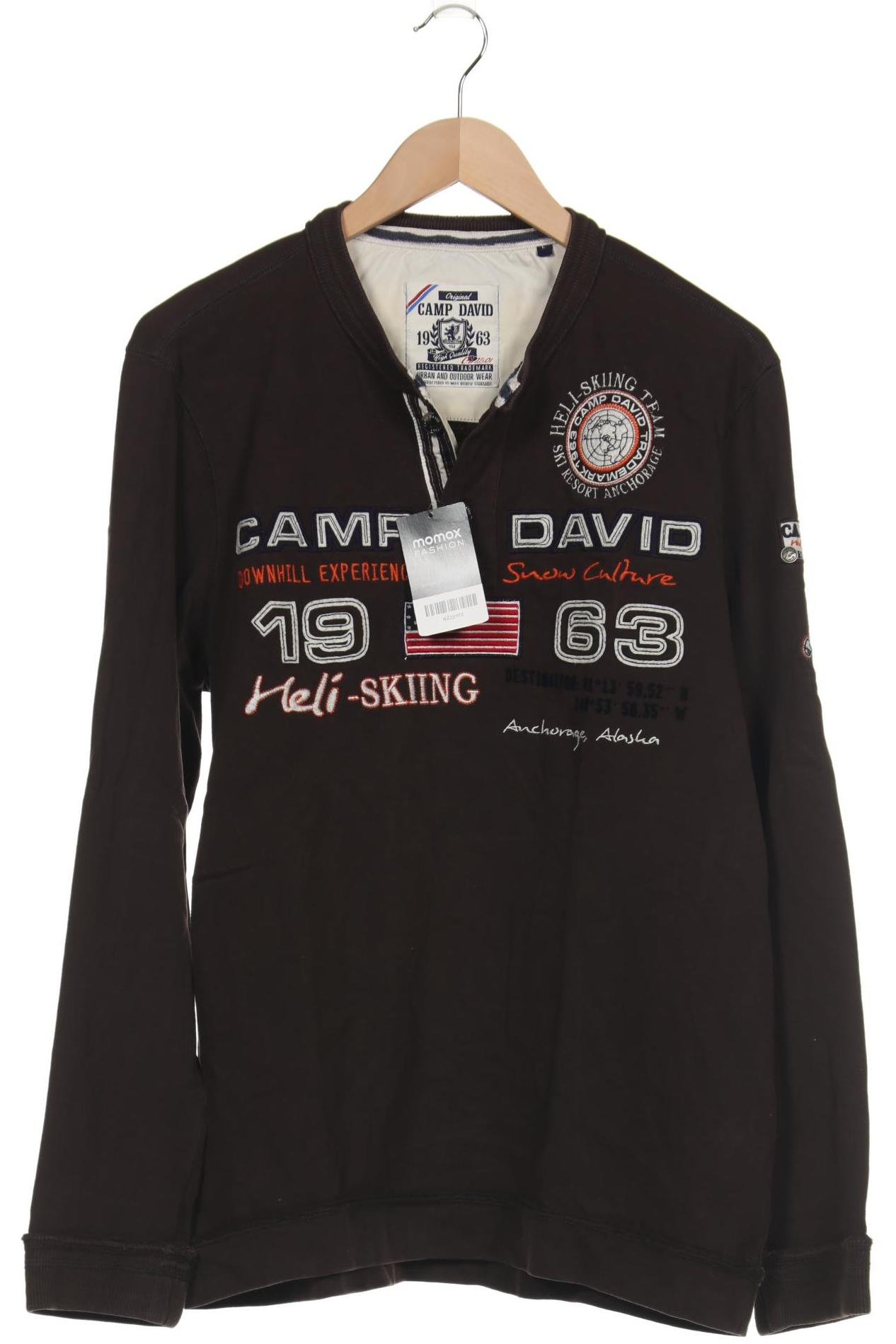 

Camp David Herren Sweatshirt, braun