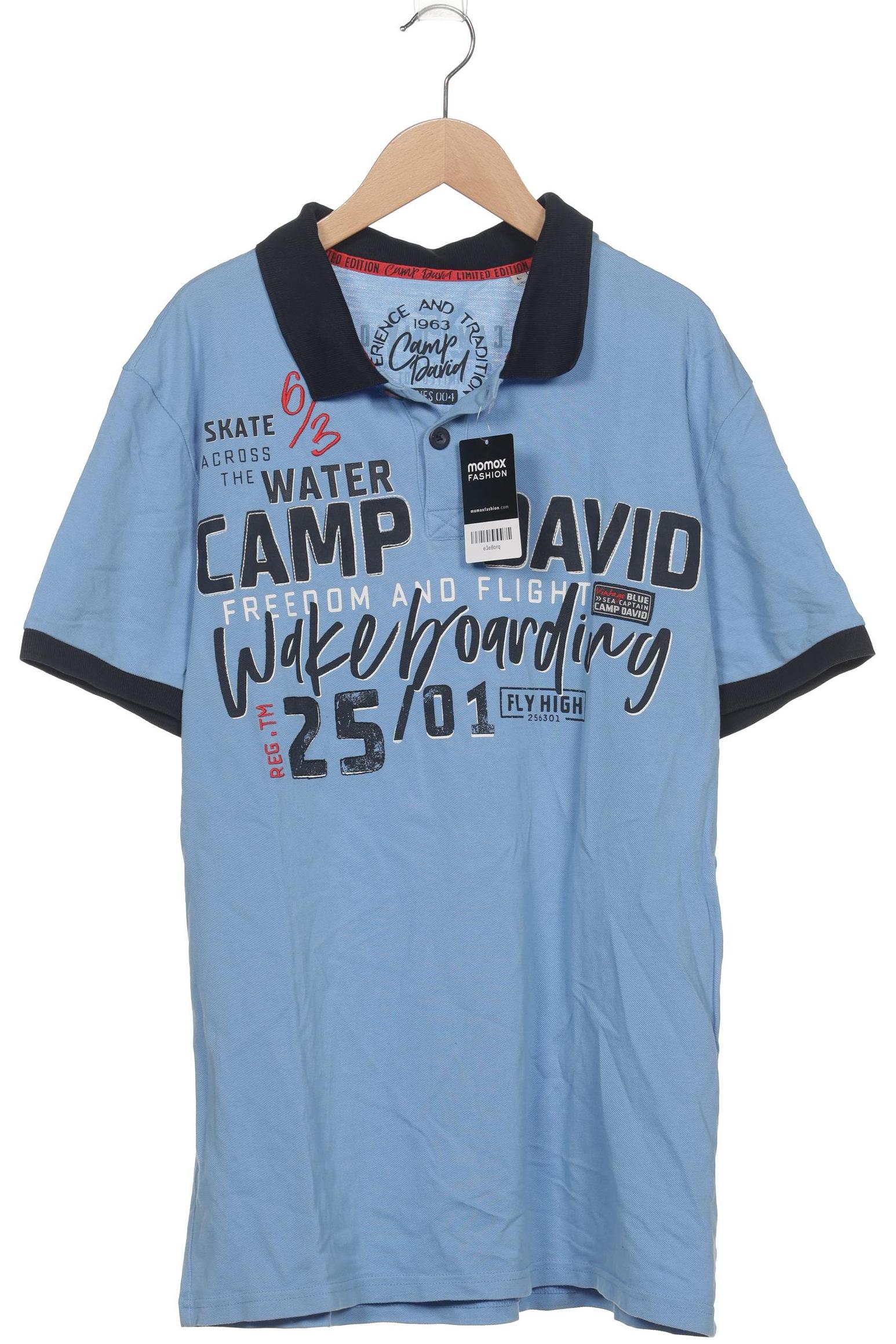 

Camp David Herren Poloshirt, blau, Gr. 52