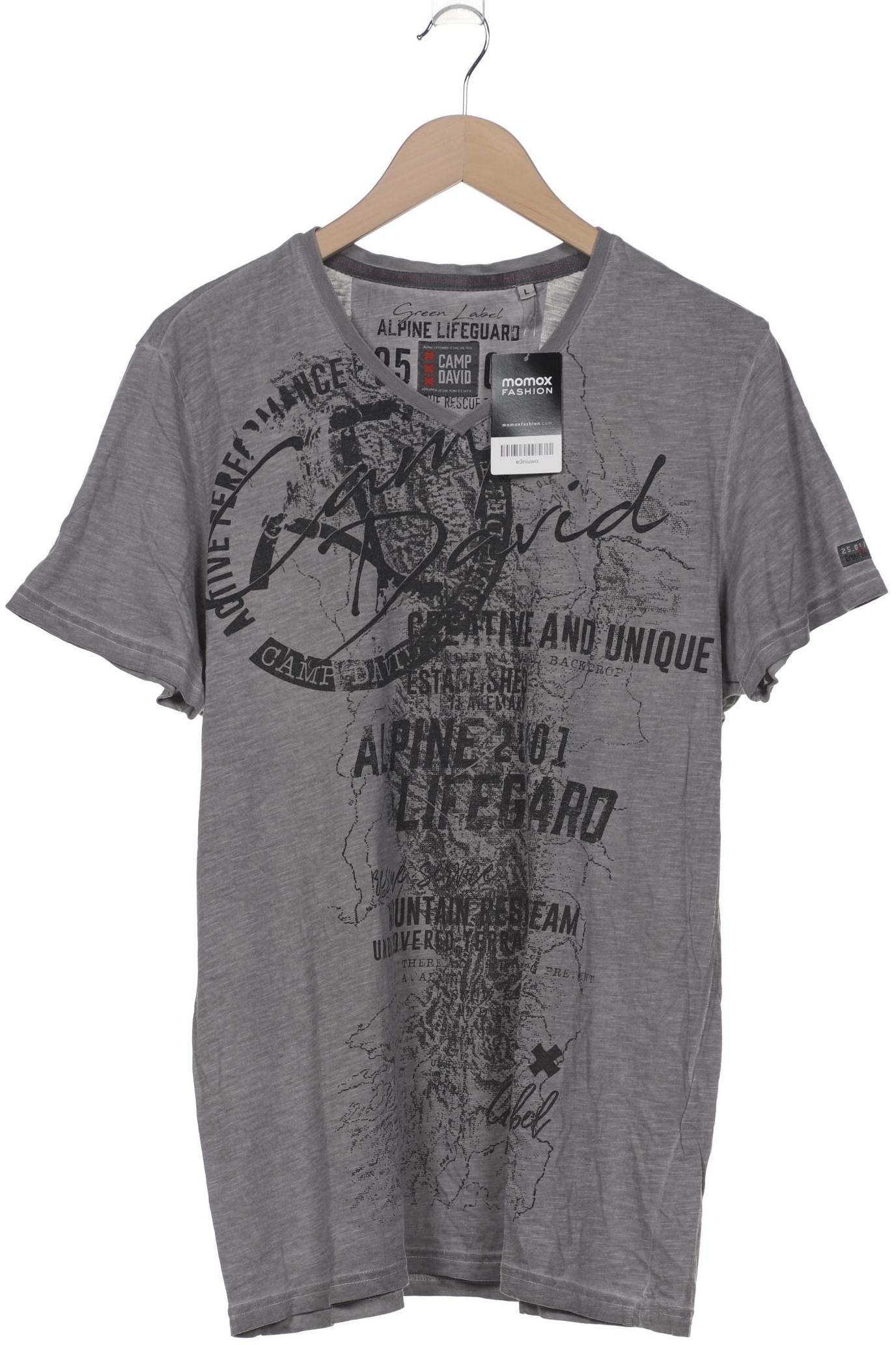 

Camp David Herren T-Shirt, grau, Gr. 52