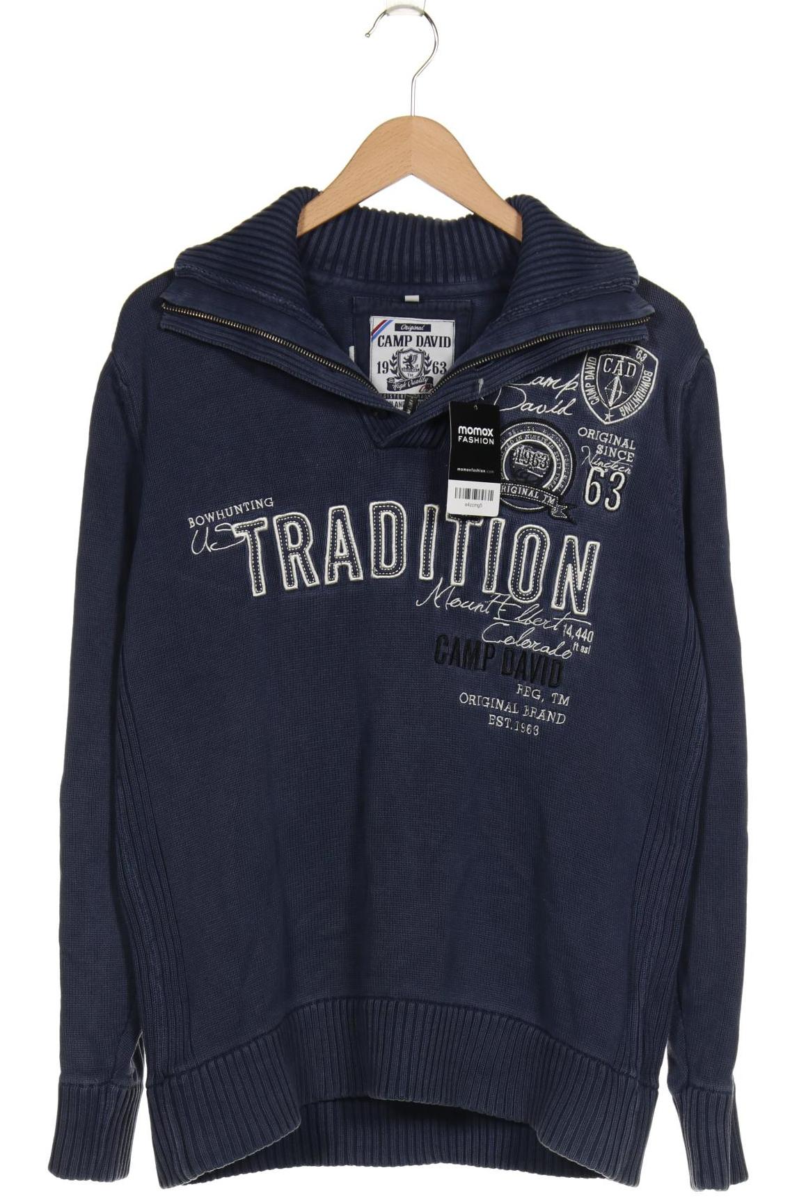 

Camp David Herren Pullover, marineblau