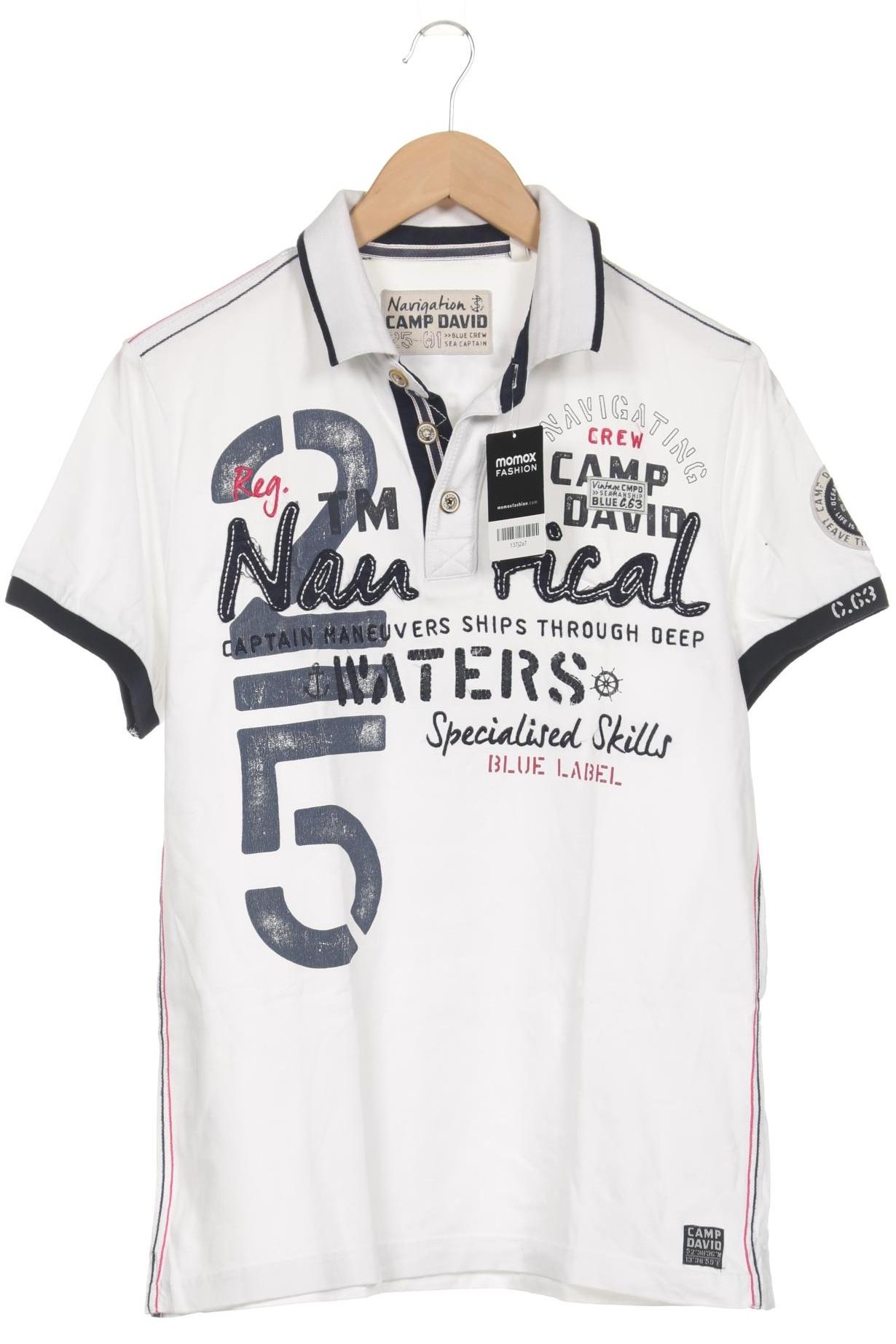 

Camp David Herren Poloshirt, weiß, Gr. 48