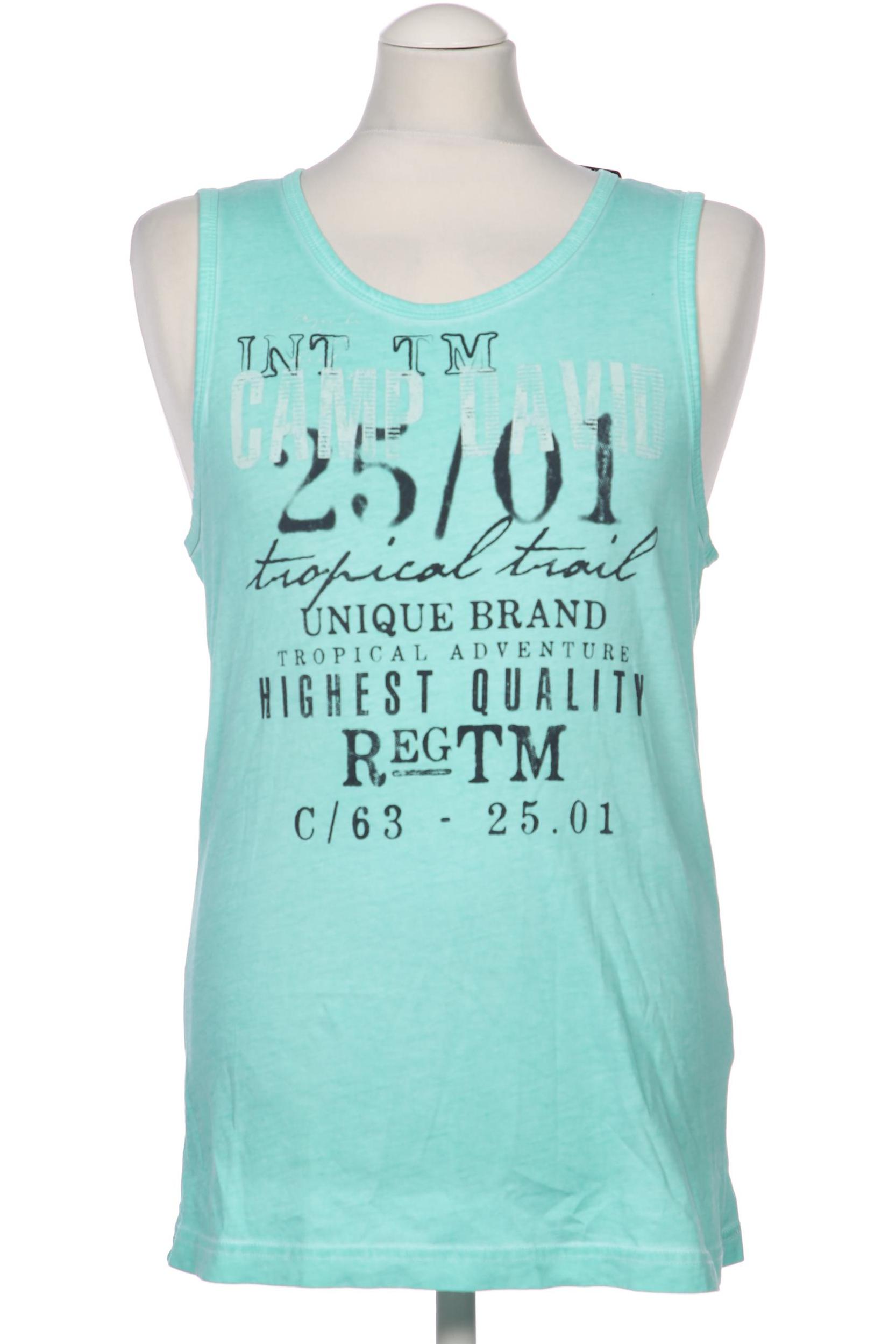 

Camp David Herren T-Shirt, türkis, Gr. 46