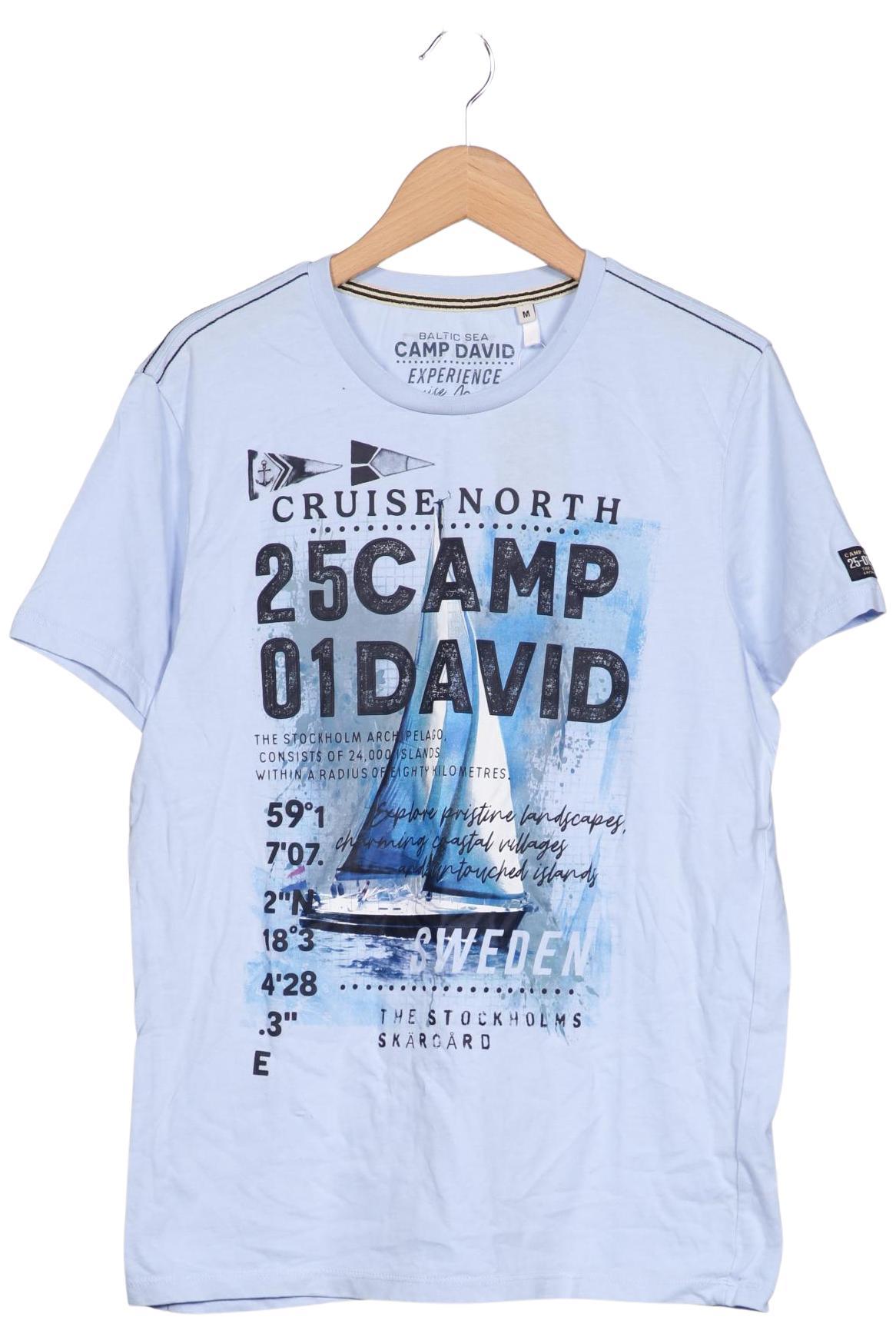 

Camp David Herren T-Shirt, hellblau, Gr. 48