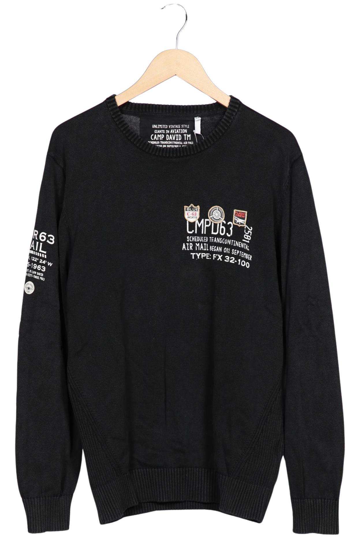 

Camp David Herren Pullover, schwarz, Gr. 54