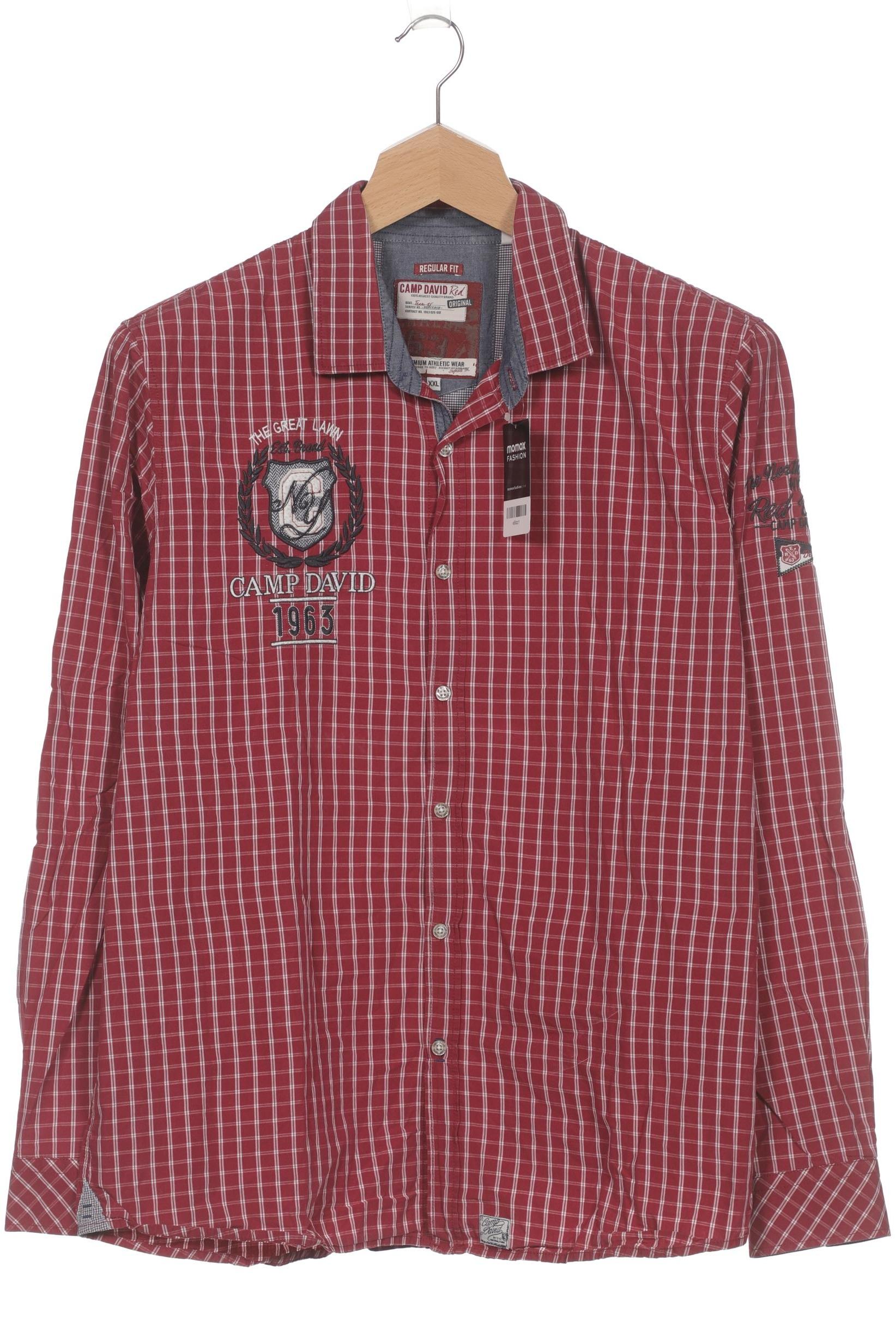 

Camp David Herren Hemd, bordeaux, Gr. 56