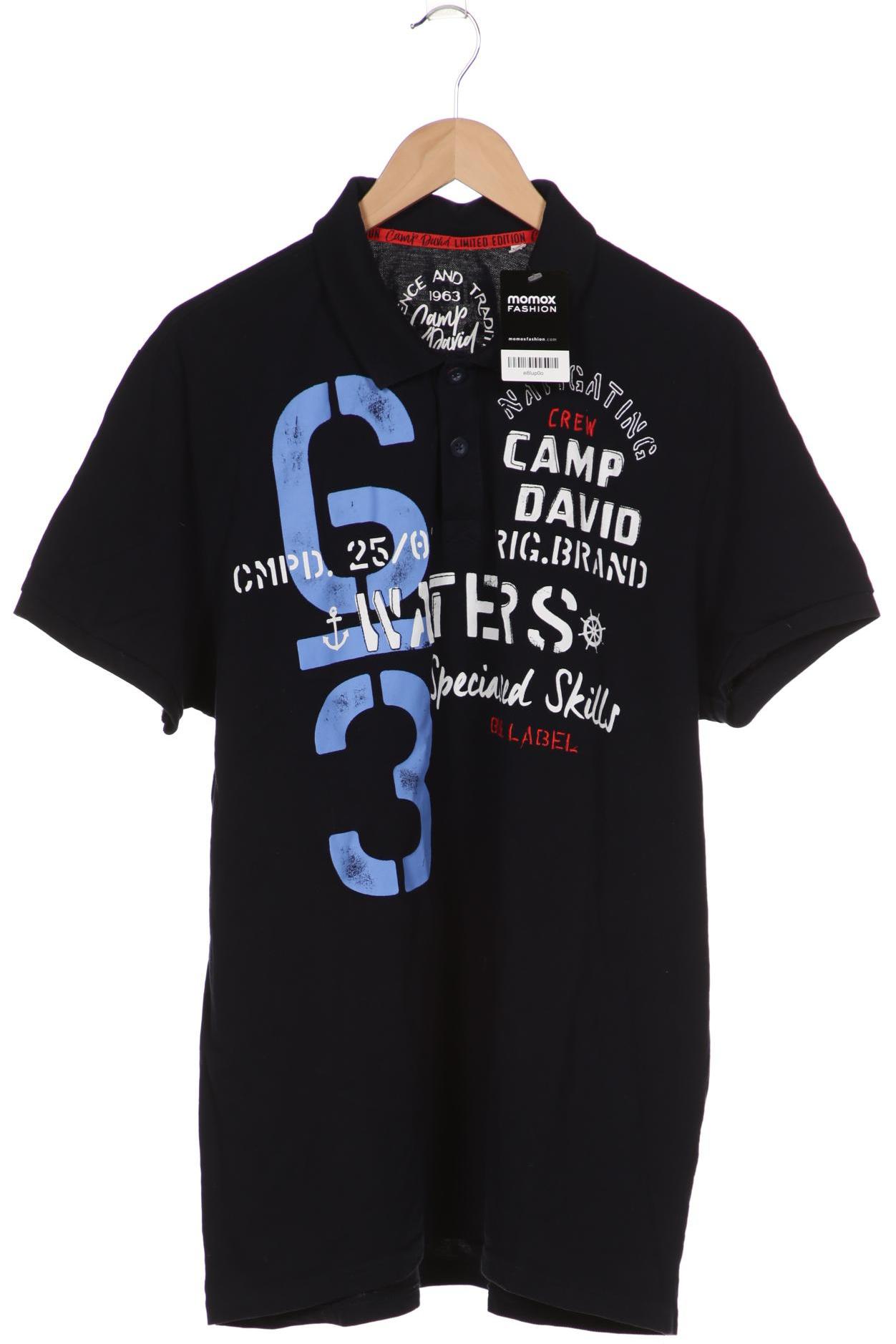 

Camp David Herren Poloshirt, marineblau
