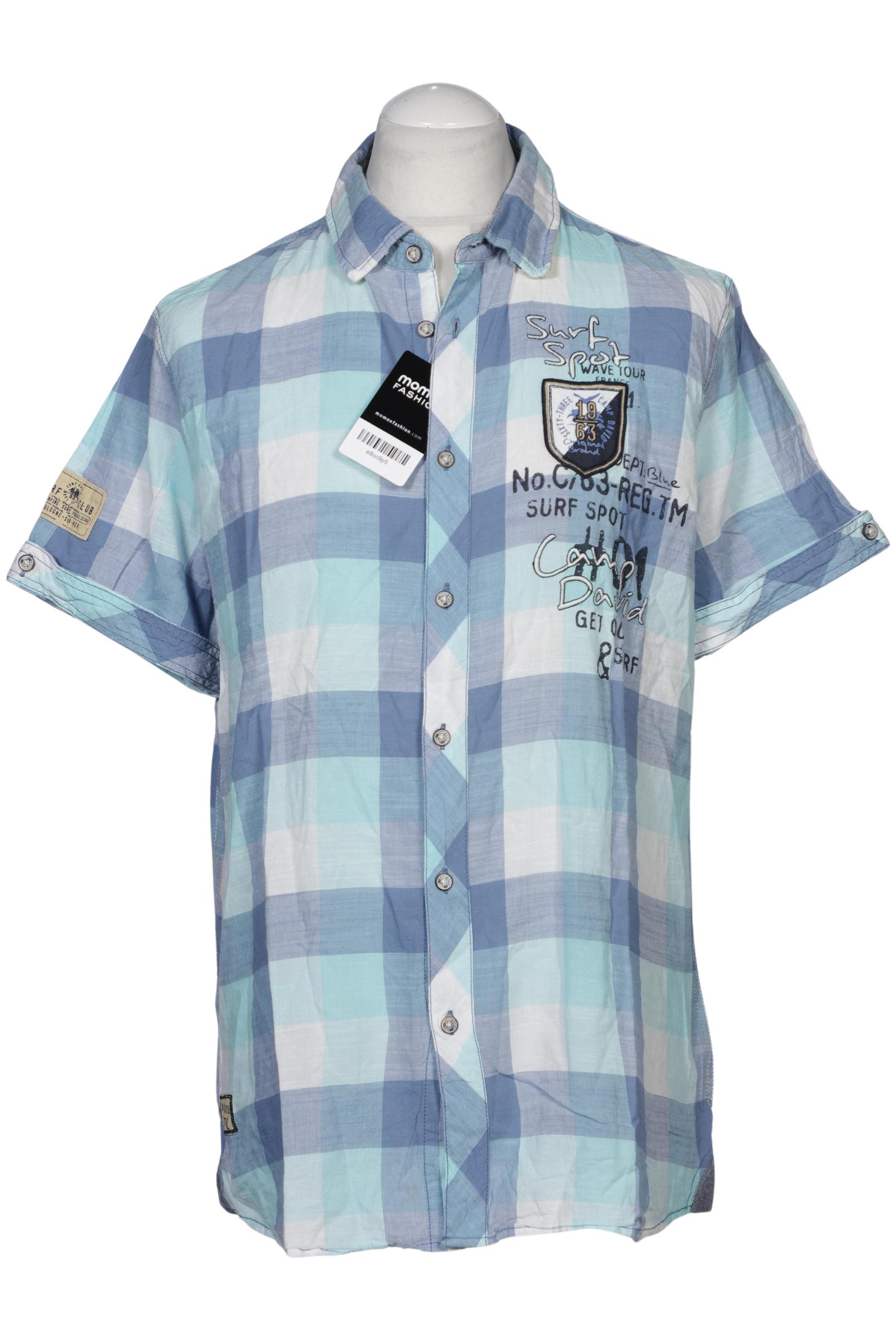 

Camp David Herren Hemd, hellblau, Gr. 48