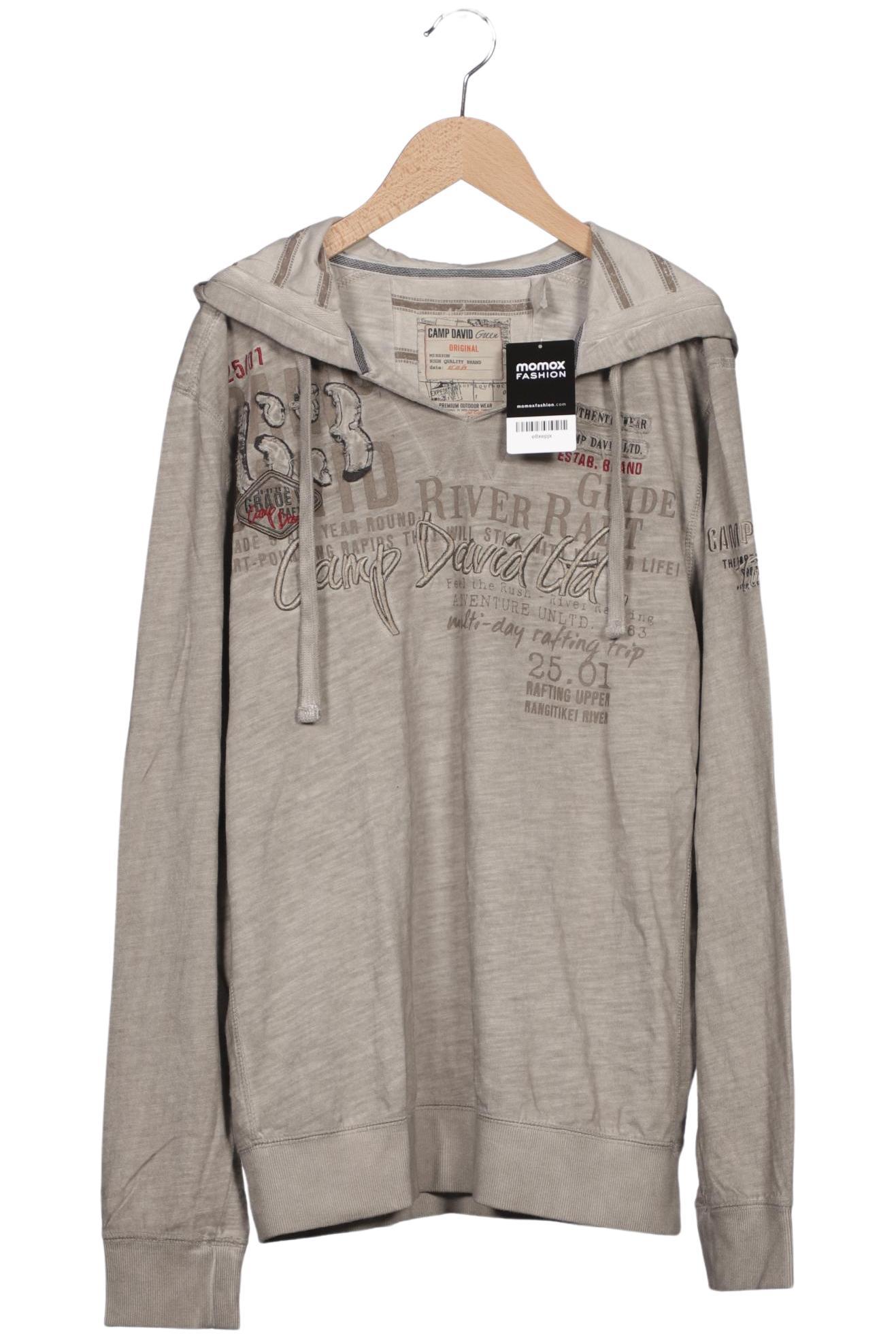 

Camp David Herren Kapuzenpullover, grau, Gr. 48