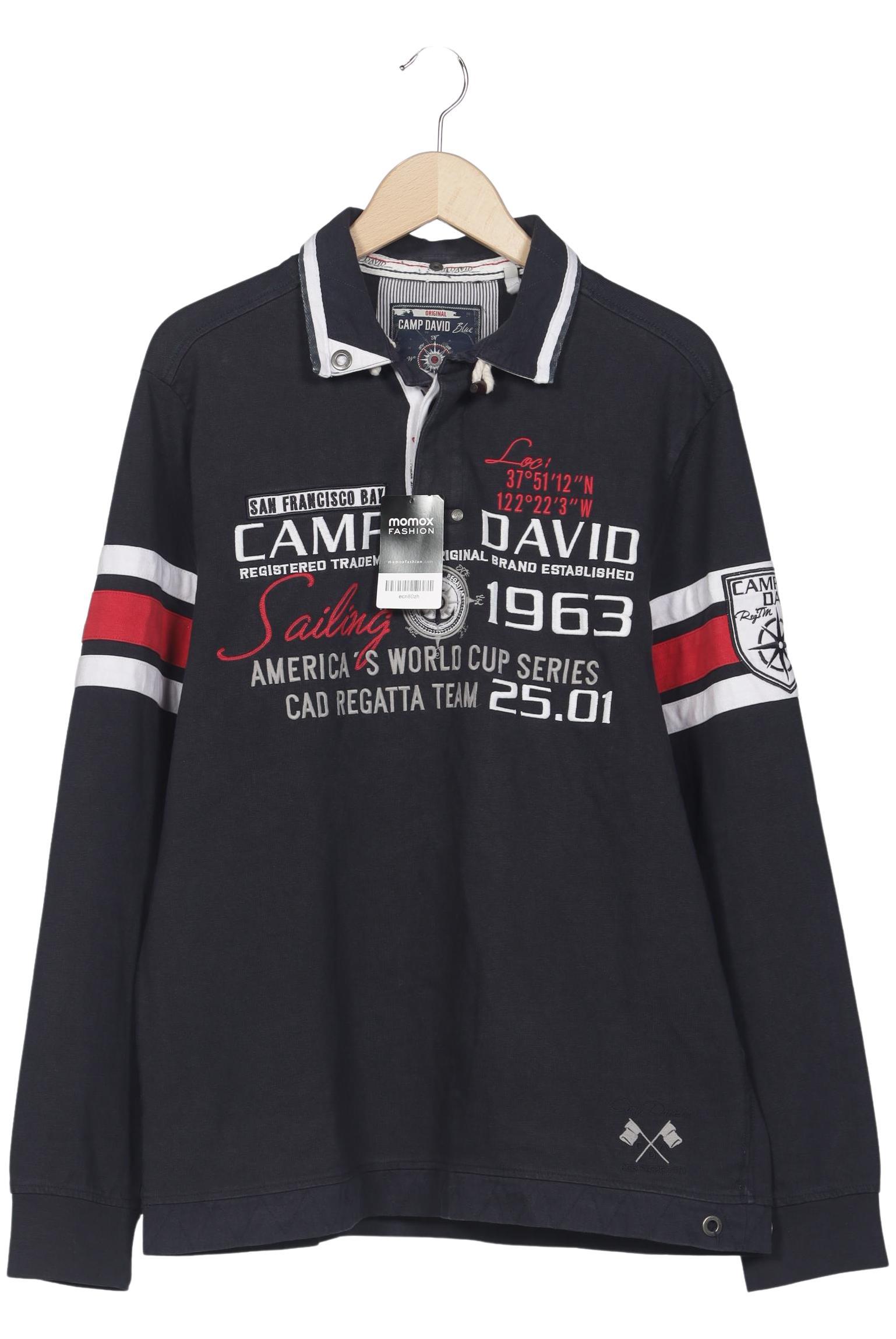 Thumbnail - Camp David Herren Sweatshirt, marineblau, Gr. 52