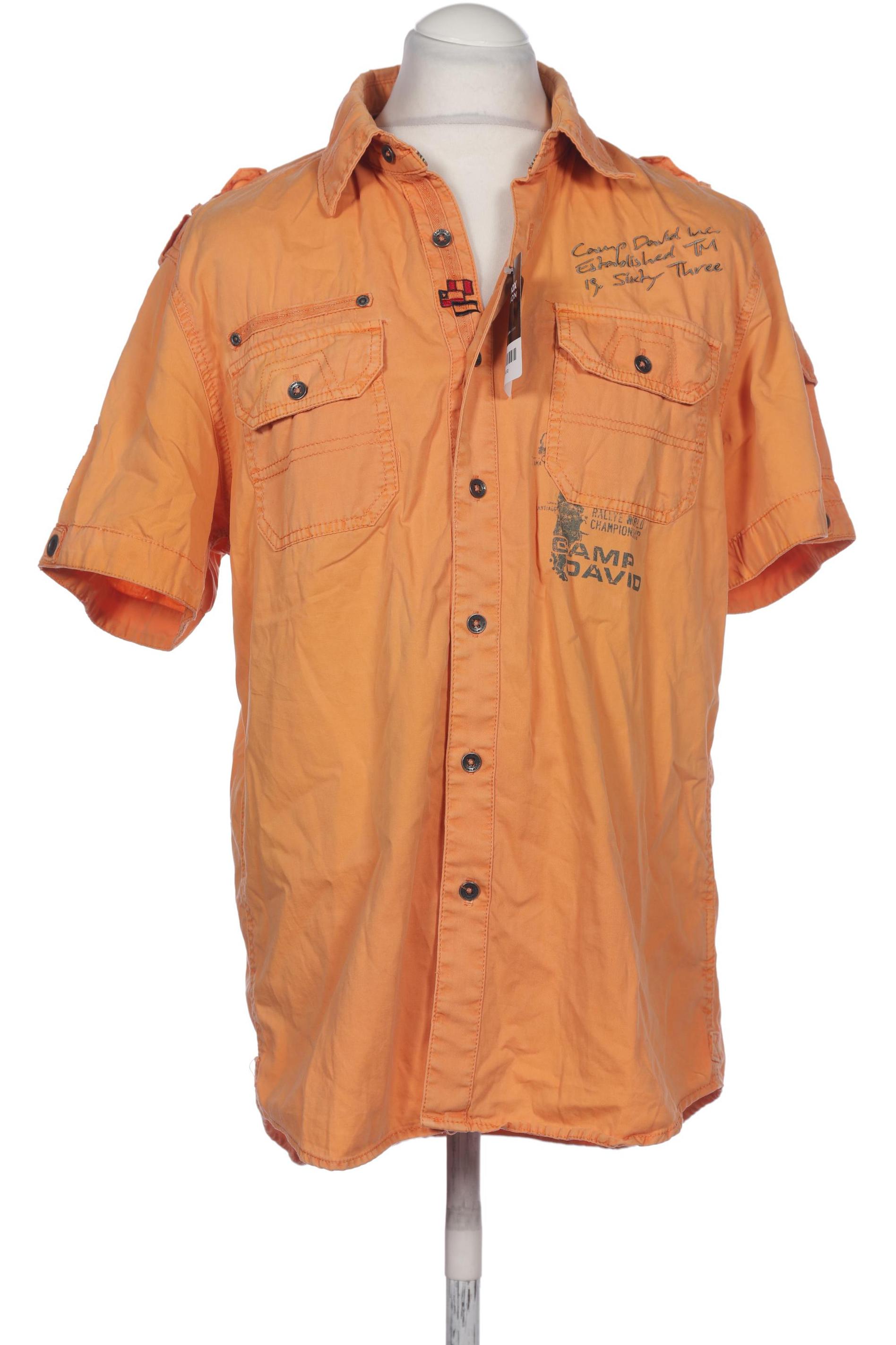 

Camp David Herren Hemd, orange