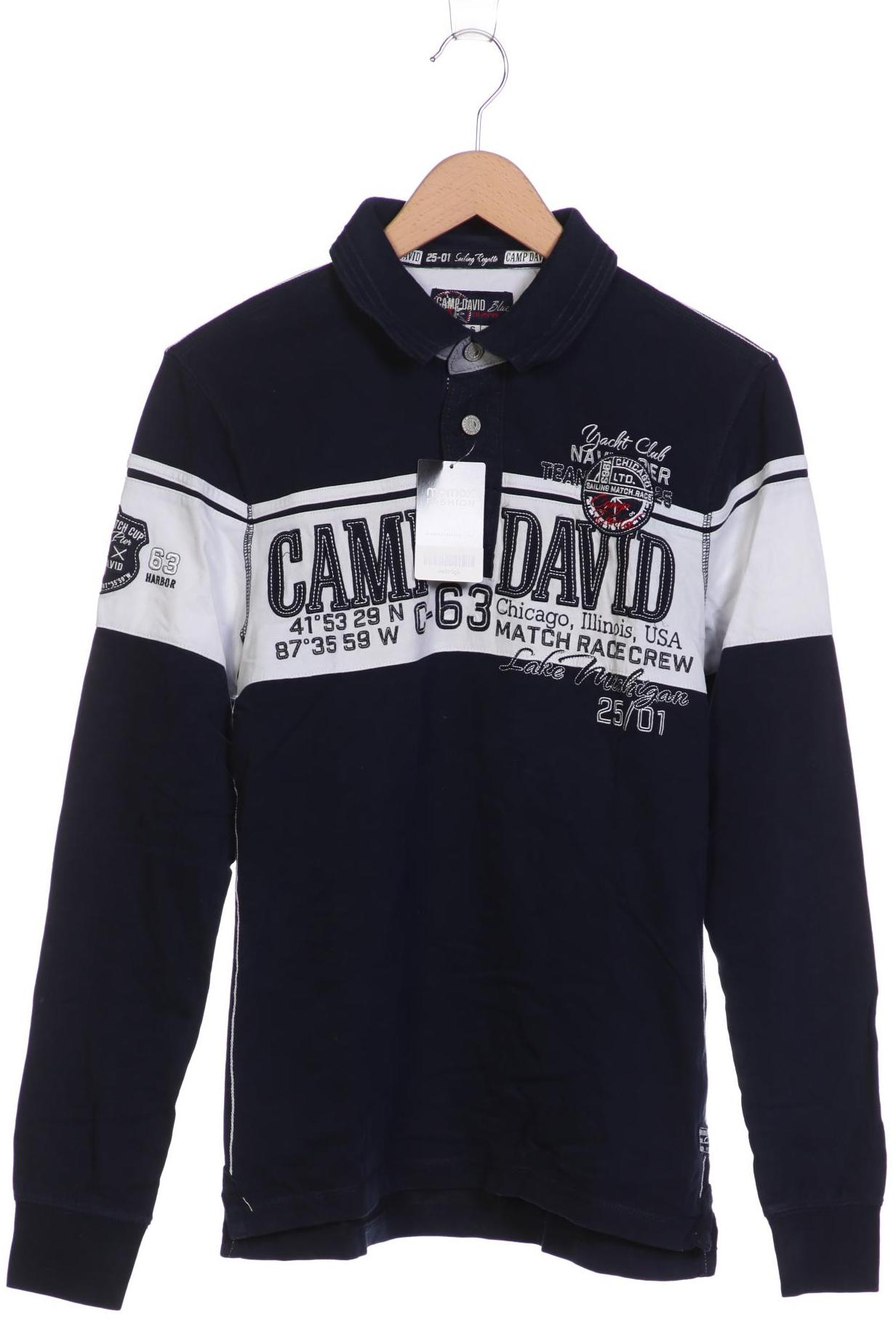 

Camp David Herren Poloshirt, marineblau