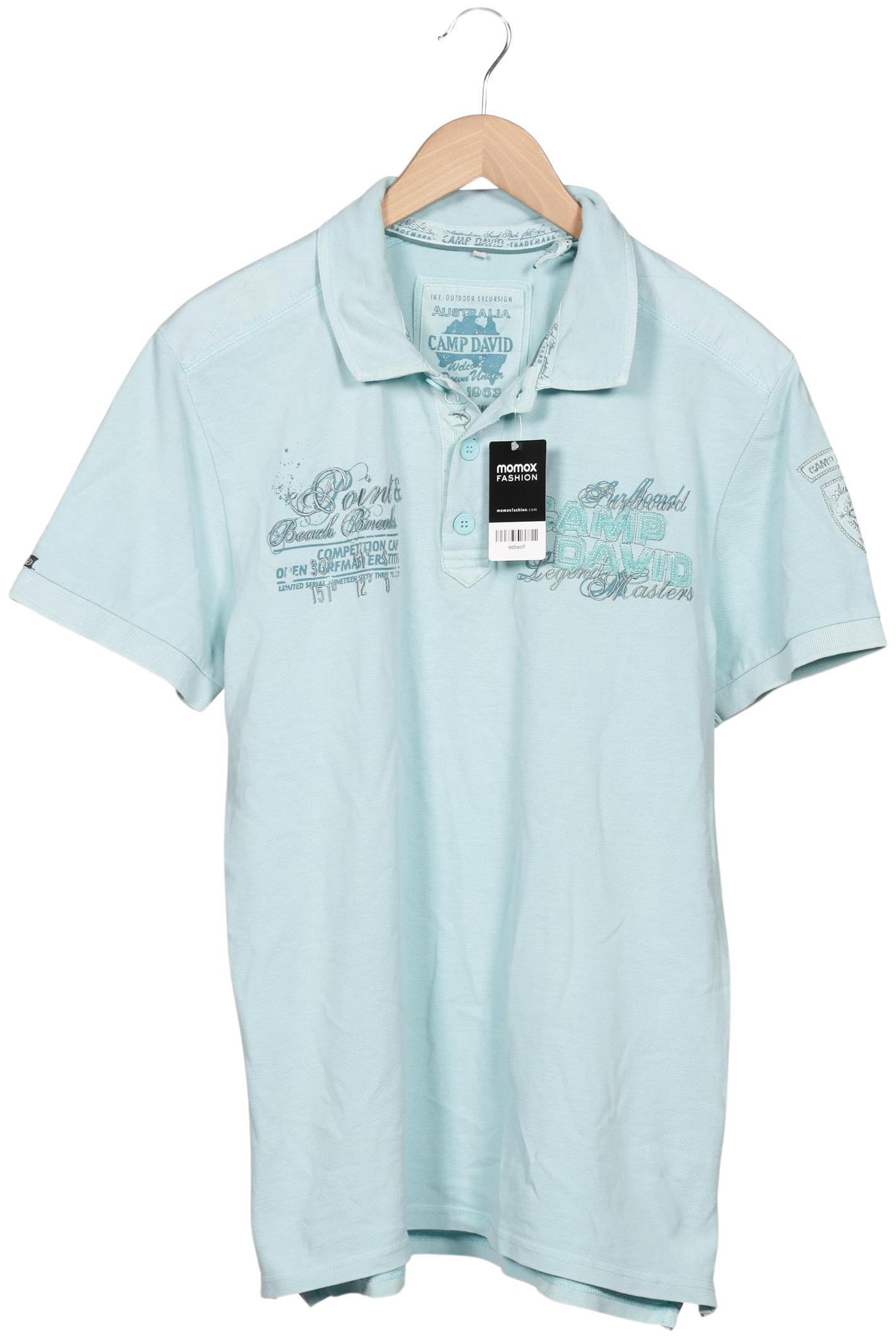 

Camp David Herren Poloshirt, hellblau, Gr. 52