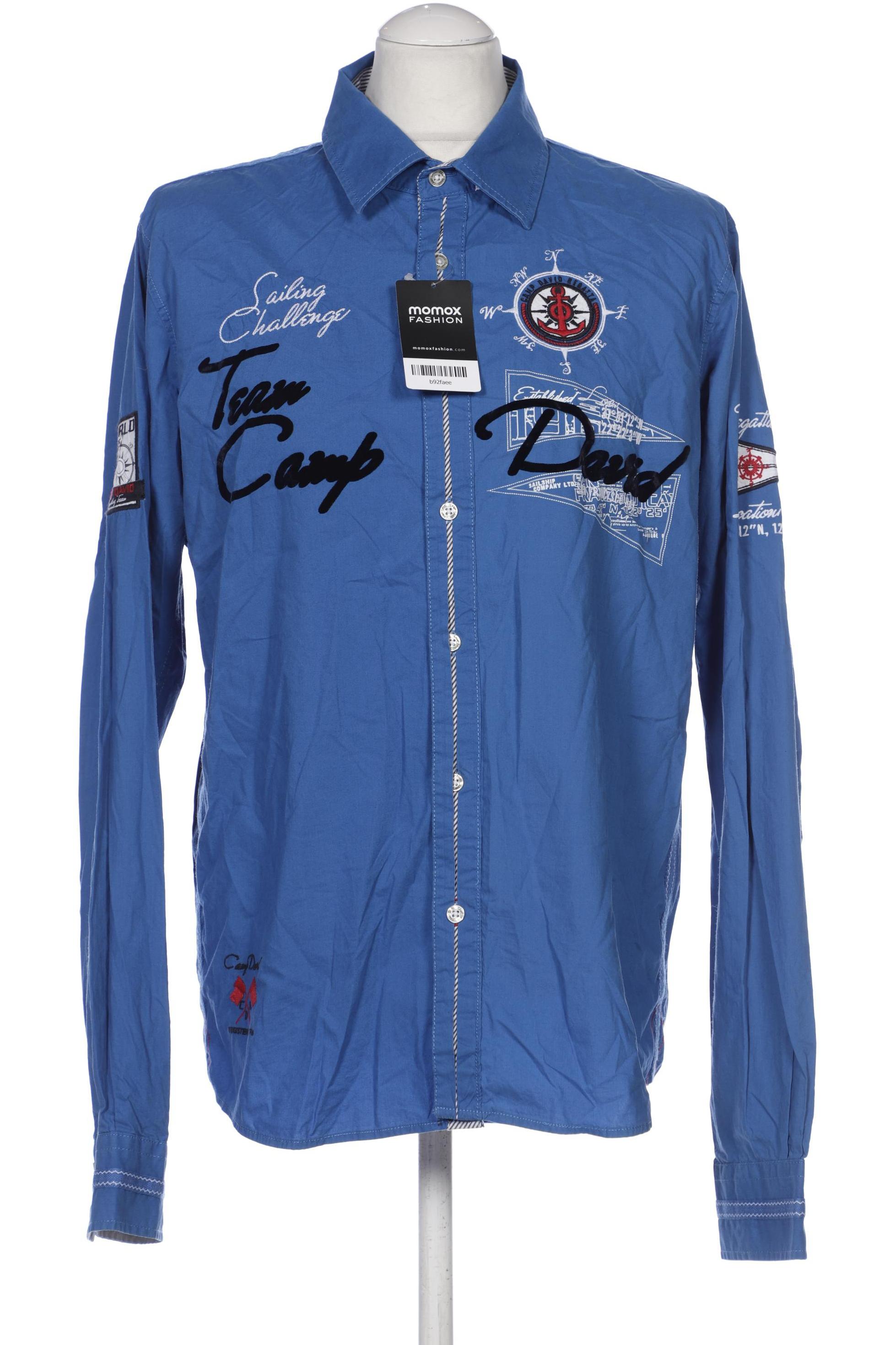 

Camp David Herren Hemd, blau, Gr. 48