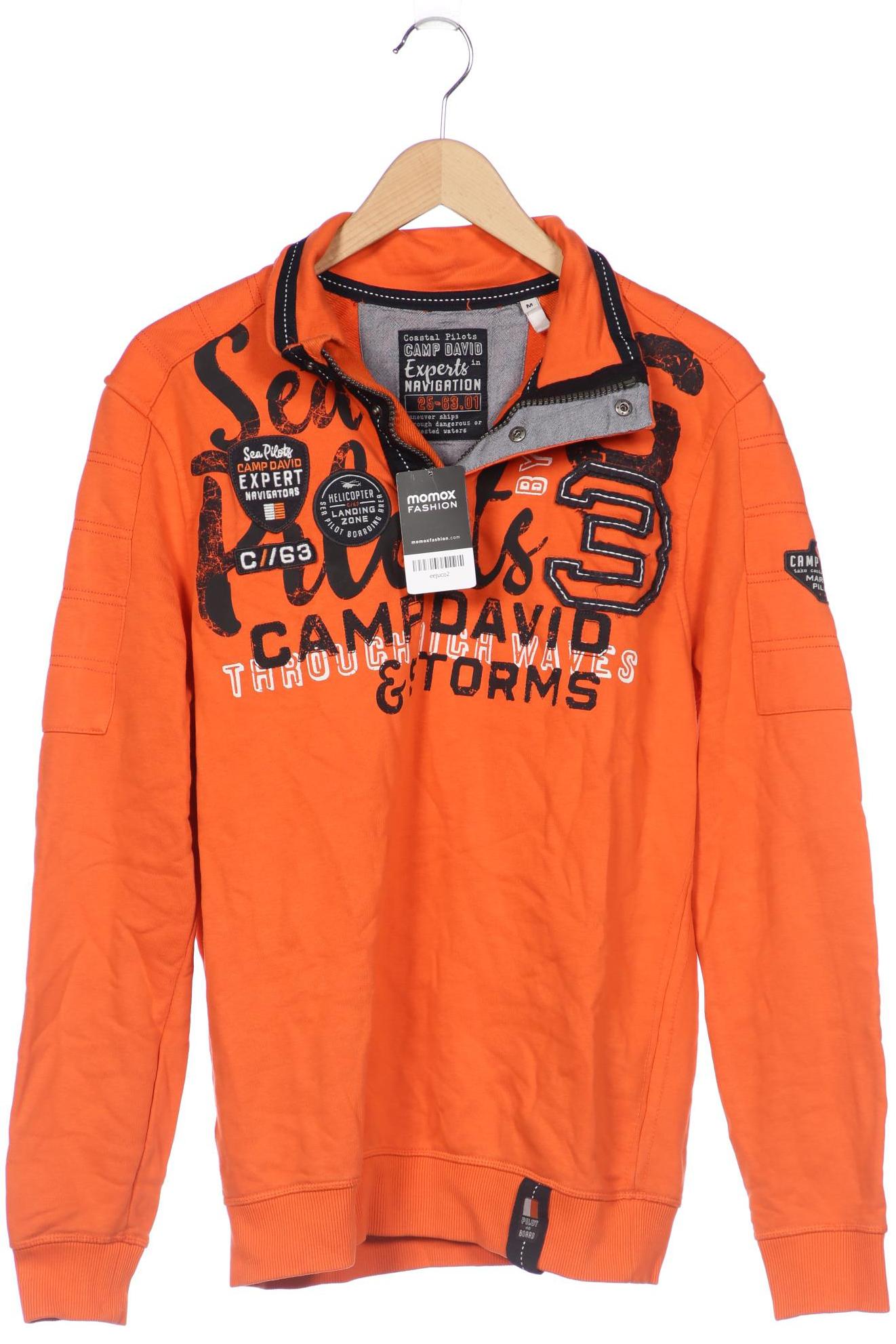 

Camp David Herren Sweatshirt, orange, Gr. 48