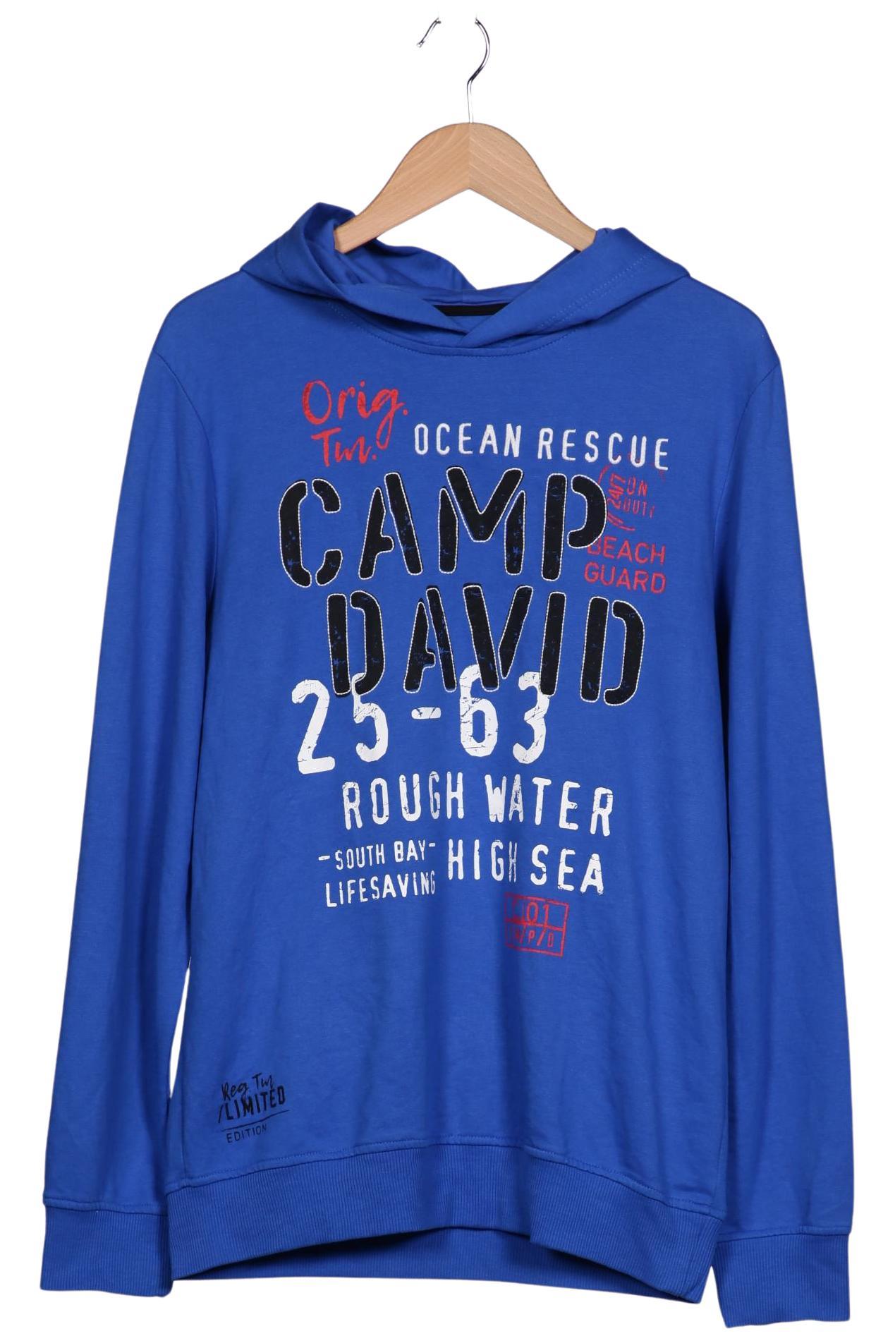 

Camp David Herren Kapuzenpullover, blau, Gr. 48