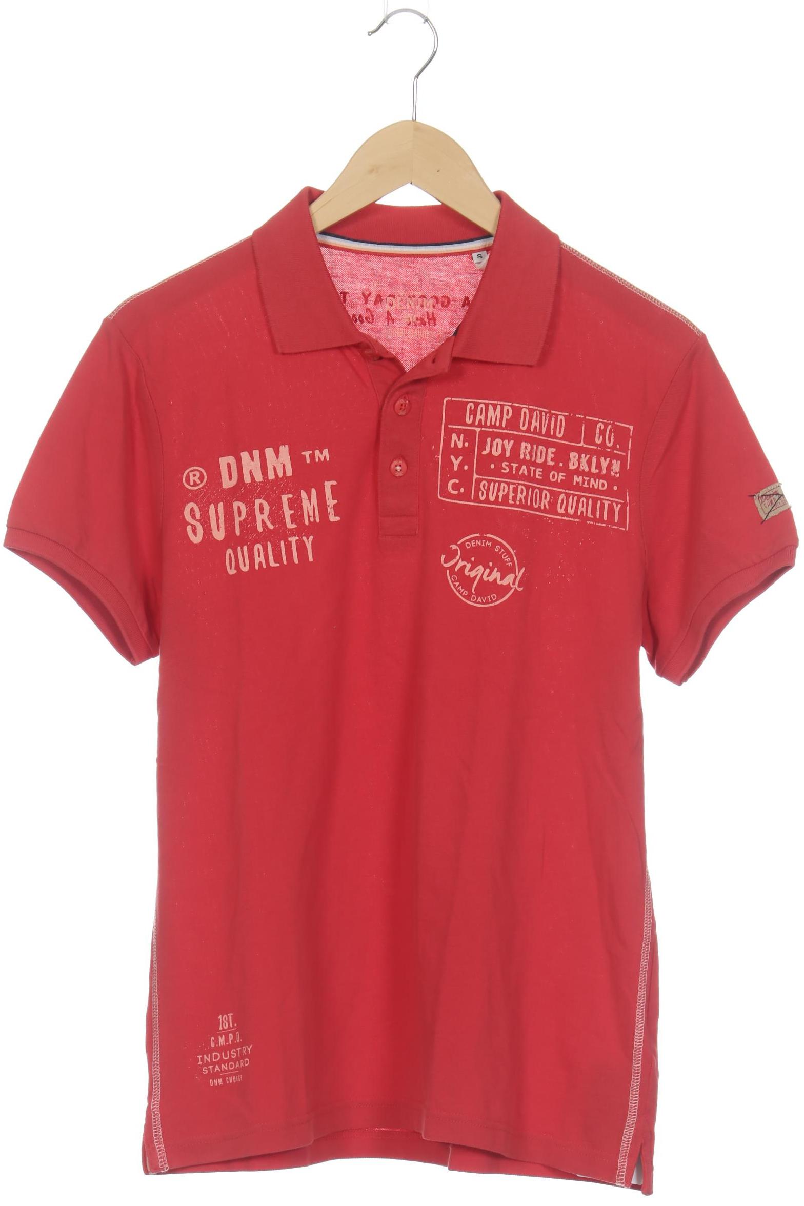 

Camp David Herren Poloshirt, rot, Gr.
