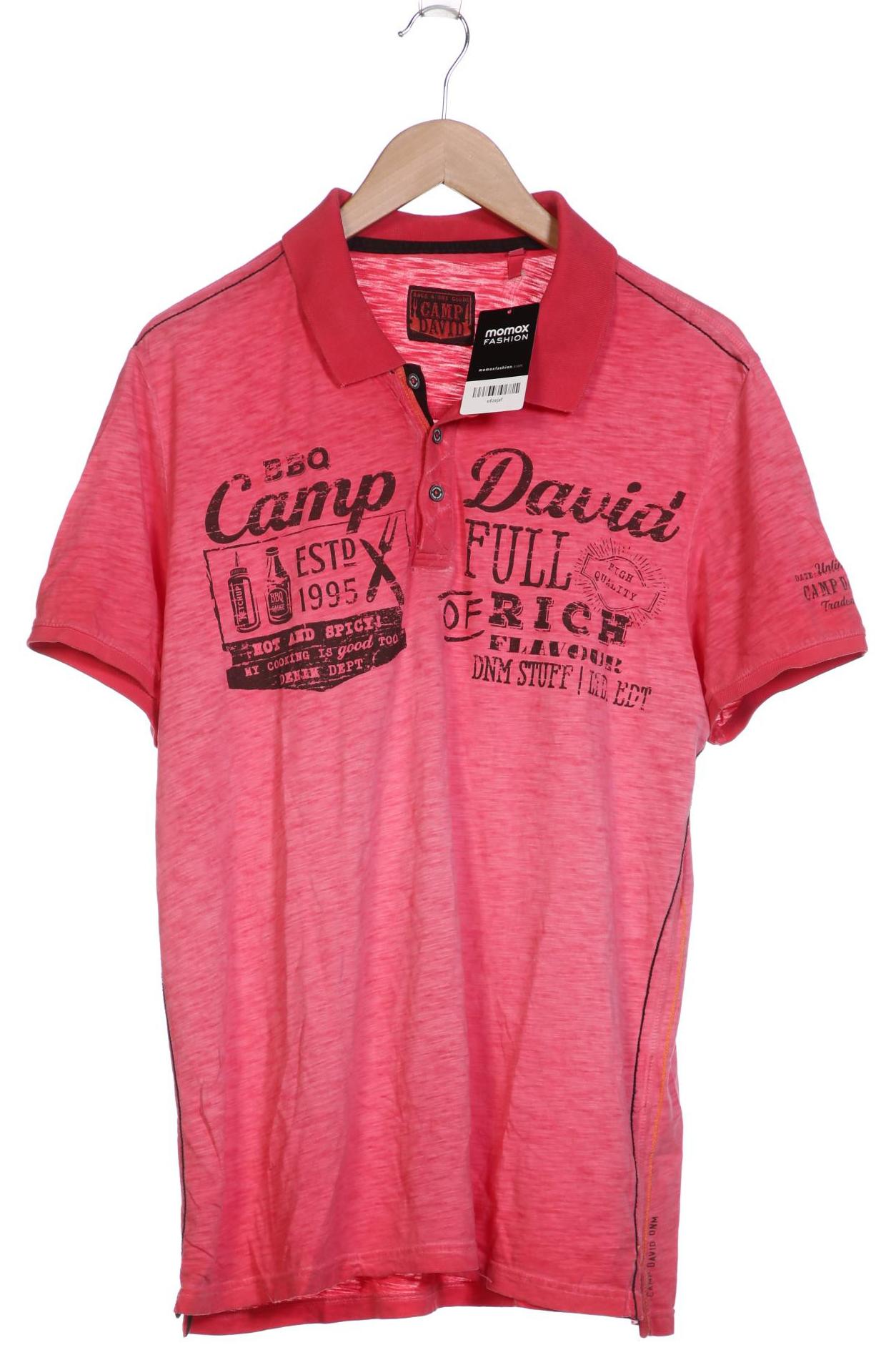 

Camp David Herren Poloshirt, pink, Gr. 54