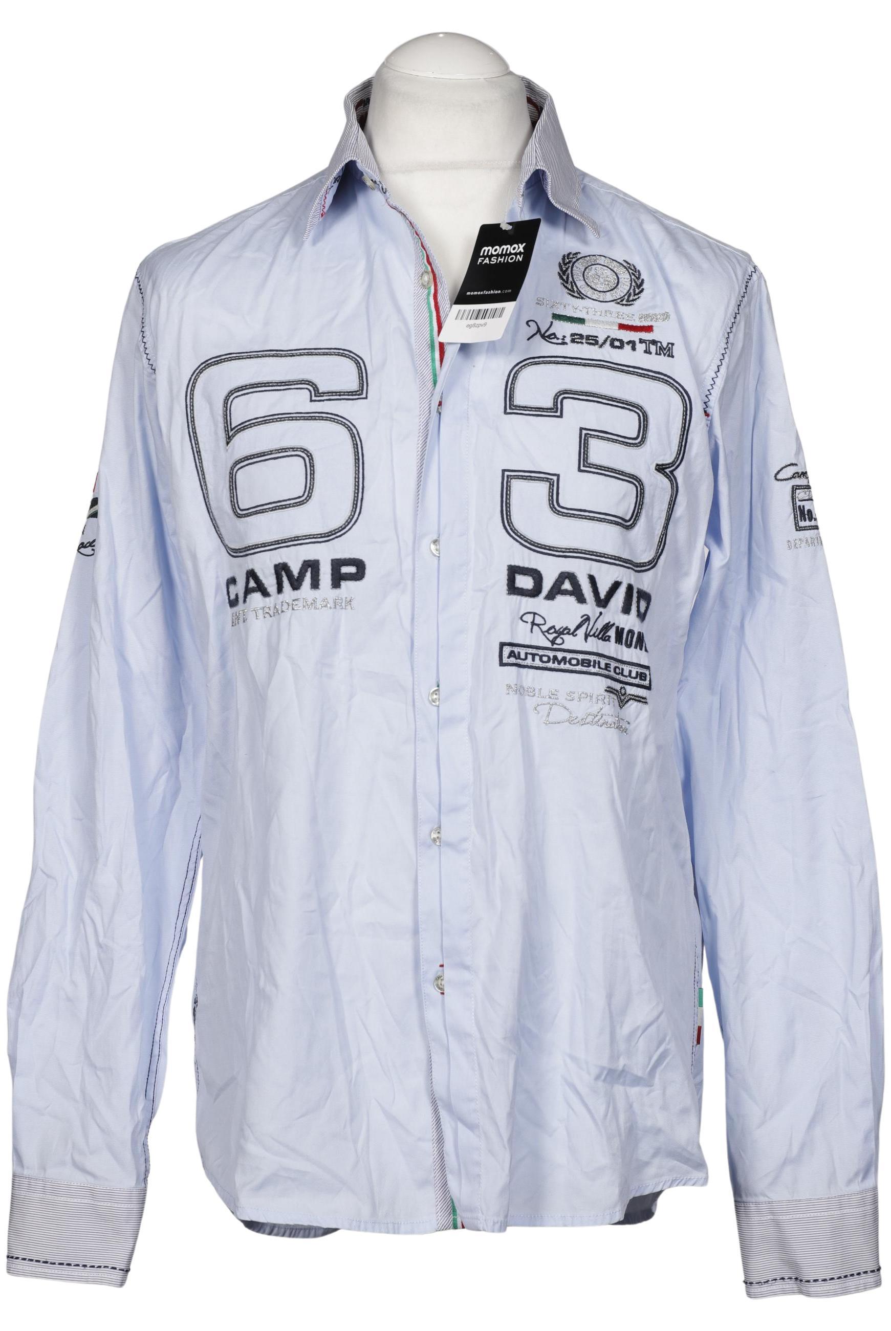 

Camp David Herren Hemd, hellblau, Gr. 48