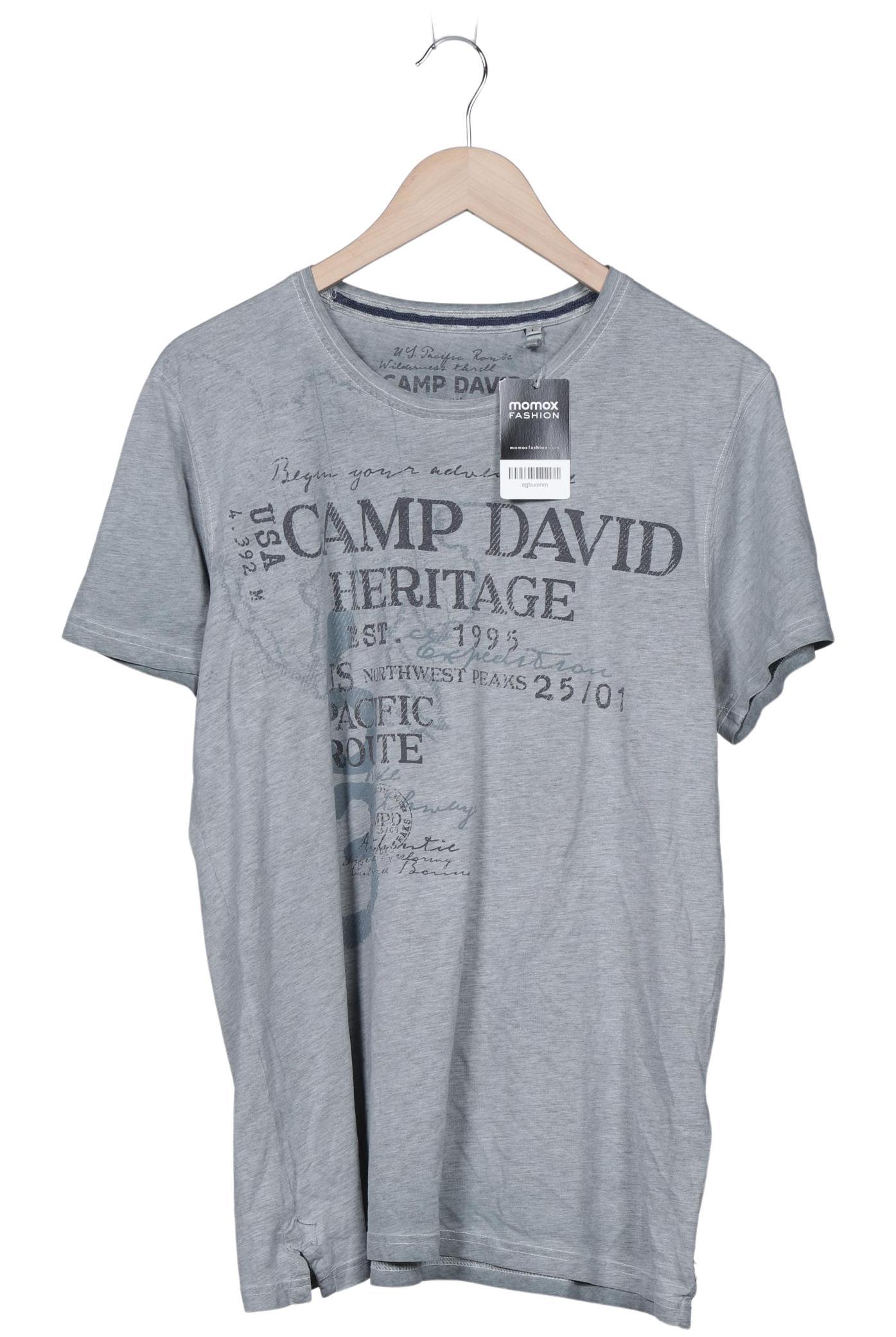 

Camp David Herren T-Shirt, grau, Gr. 52