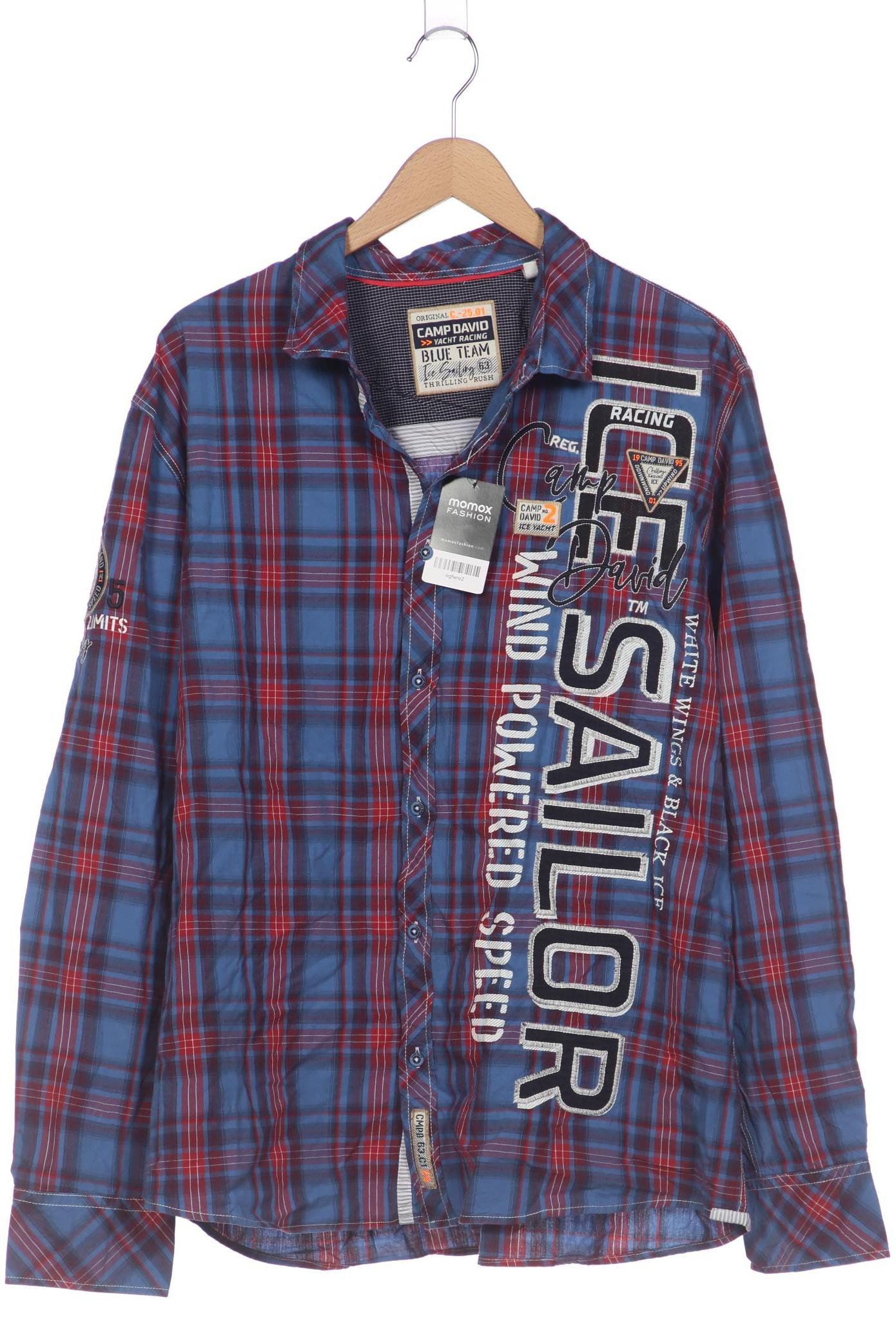 

Camp David Herren Hemd, blau, Gr. 56