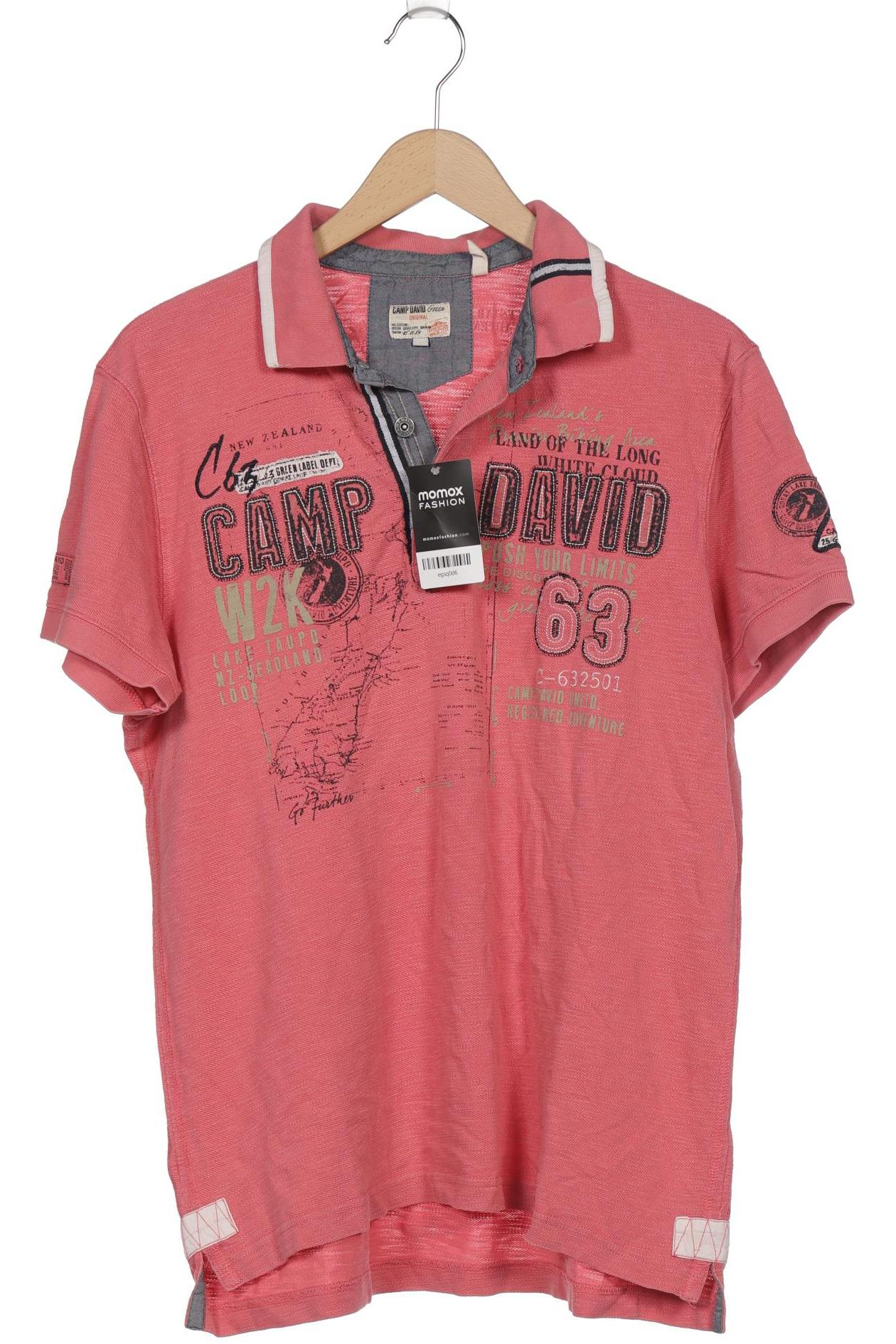 

Camp David Herren Poloshirt, pink