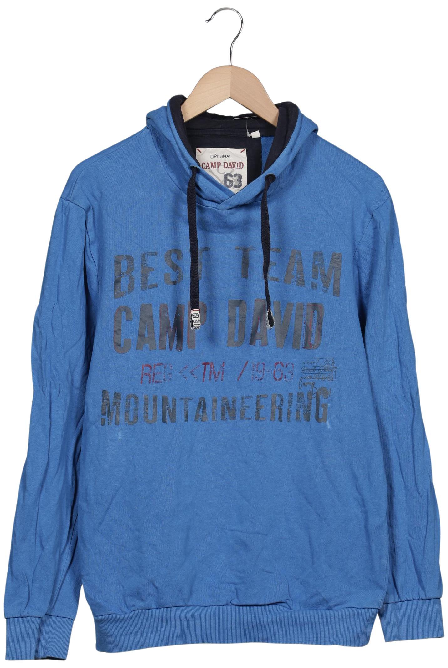 Thumbnail - Camp David Herren Kapuzenpullover, blau, Gr. 52