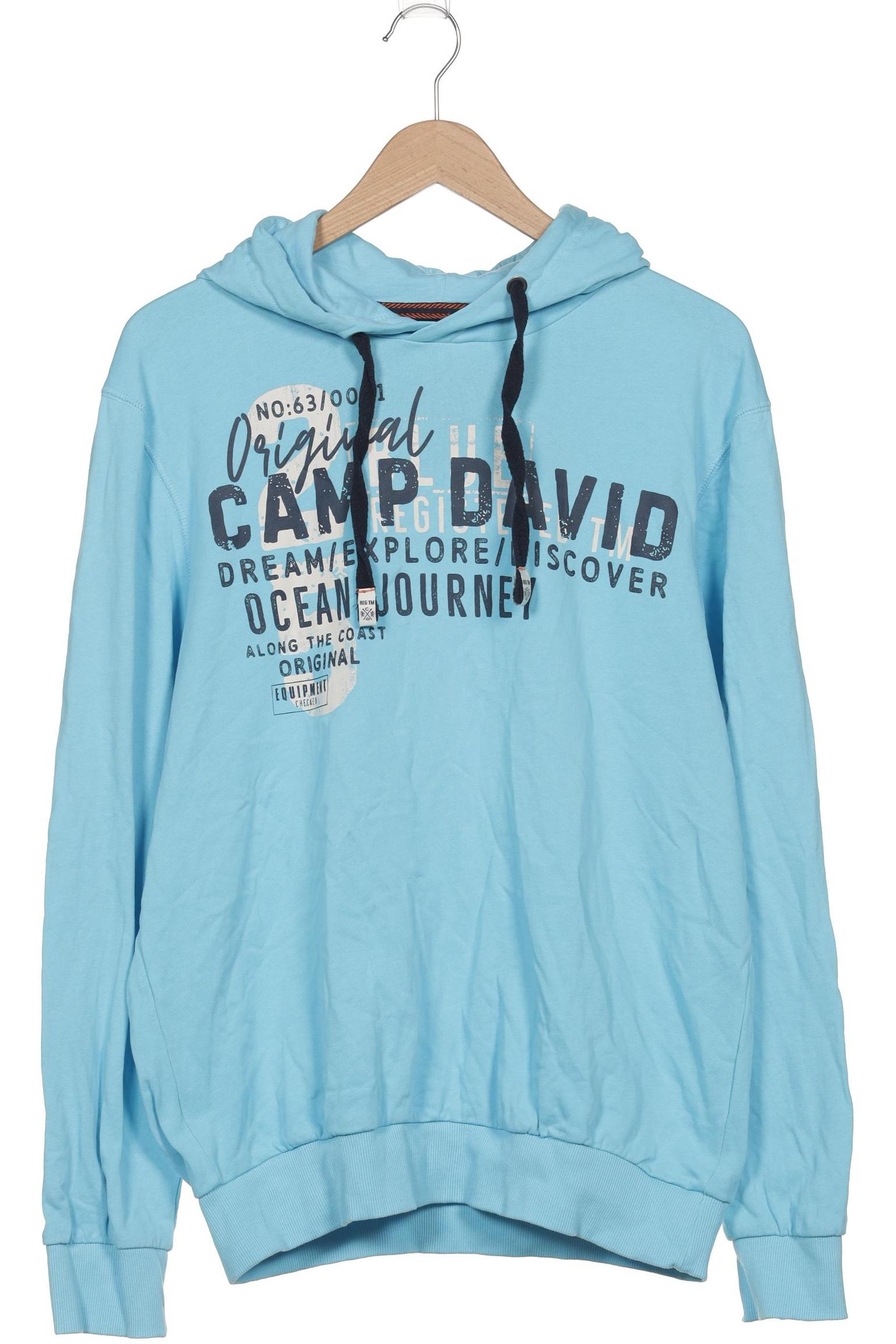 

Camp David Herren Kapuzenpullover, blau, Gr. 52