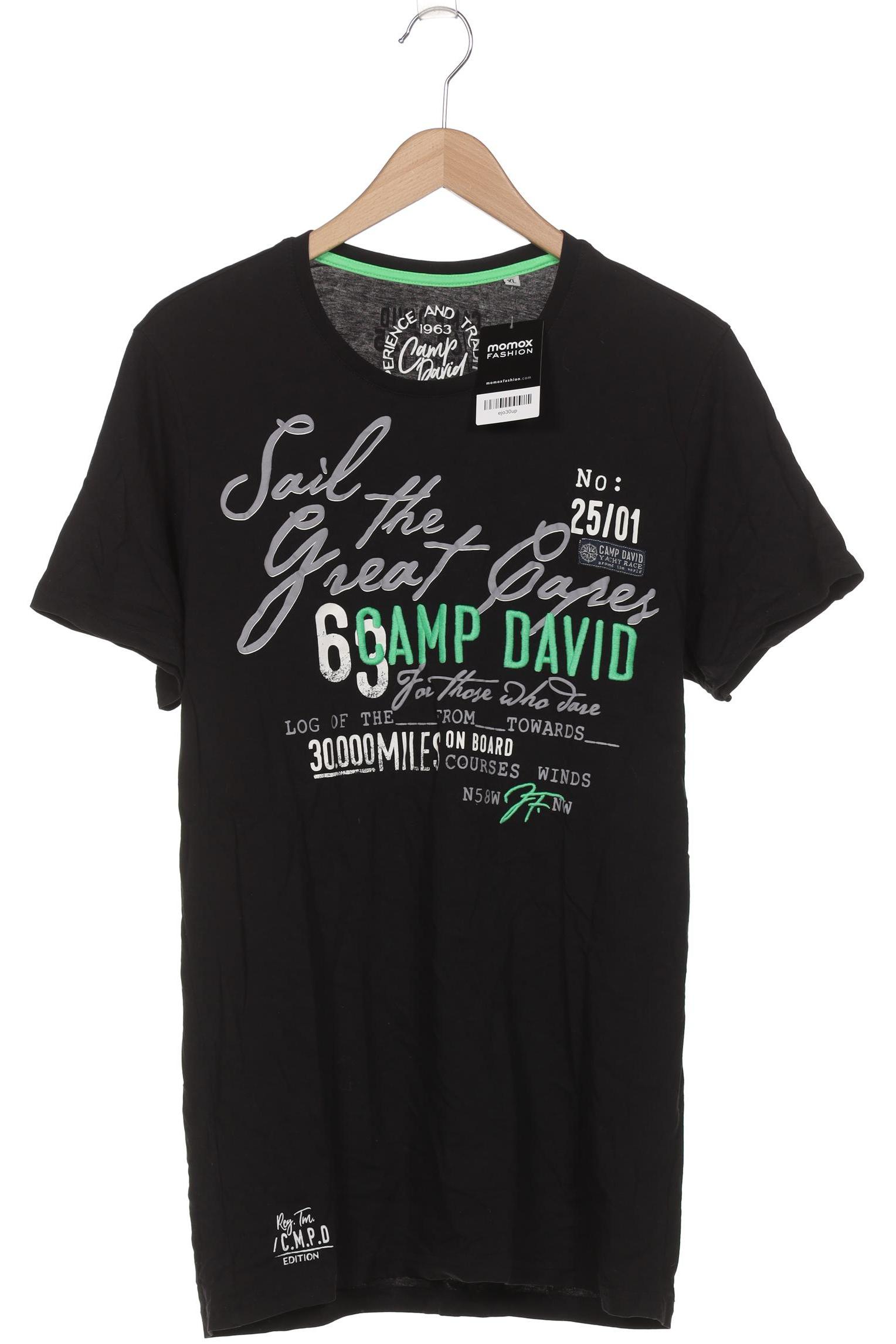 

Camp David Herren T-Shirt, schwarz, Gr. 54