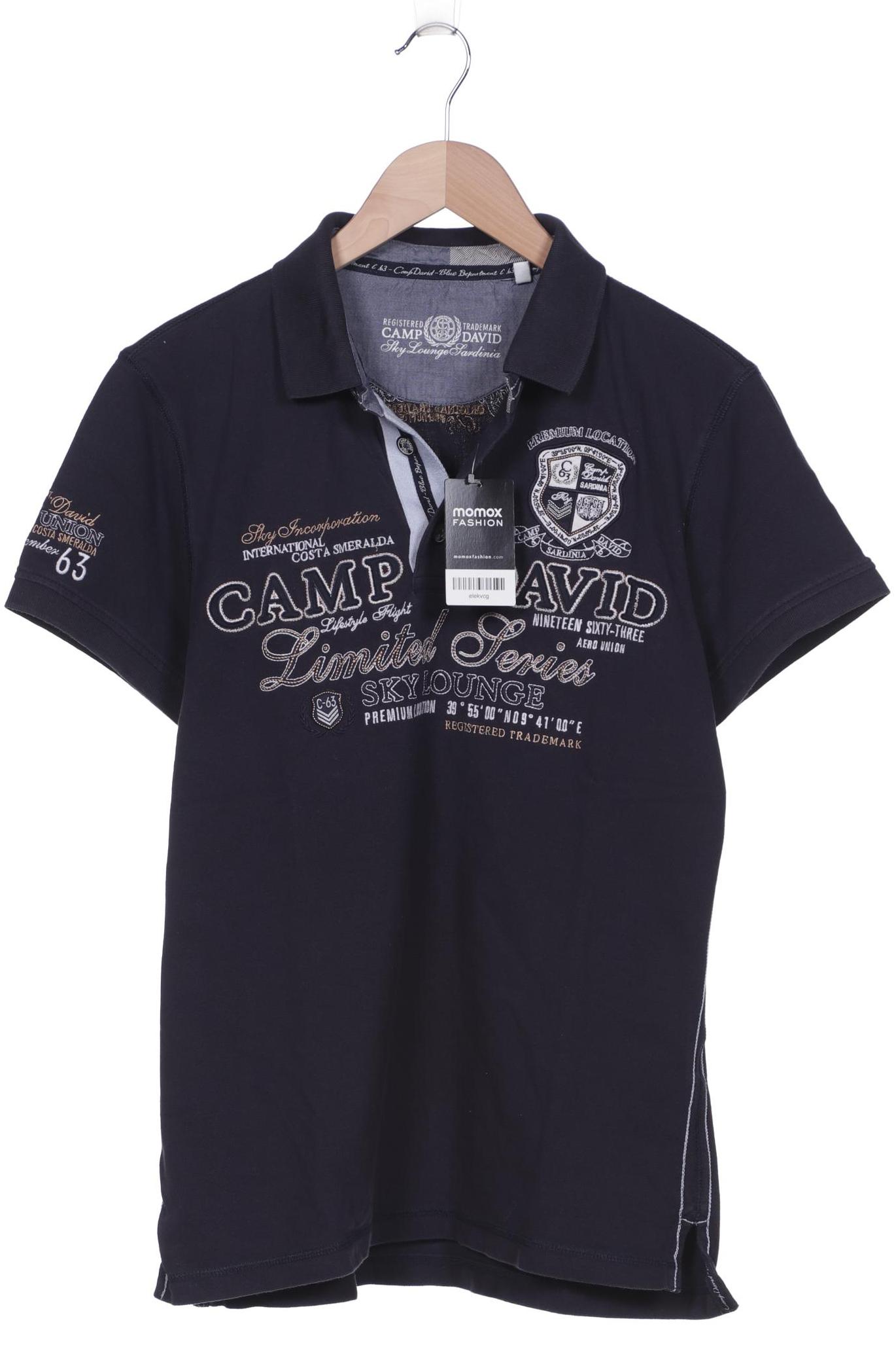 

Camp David Herren Poloshirt, marineblau