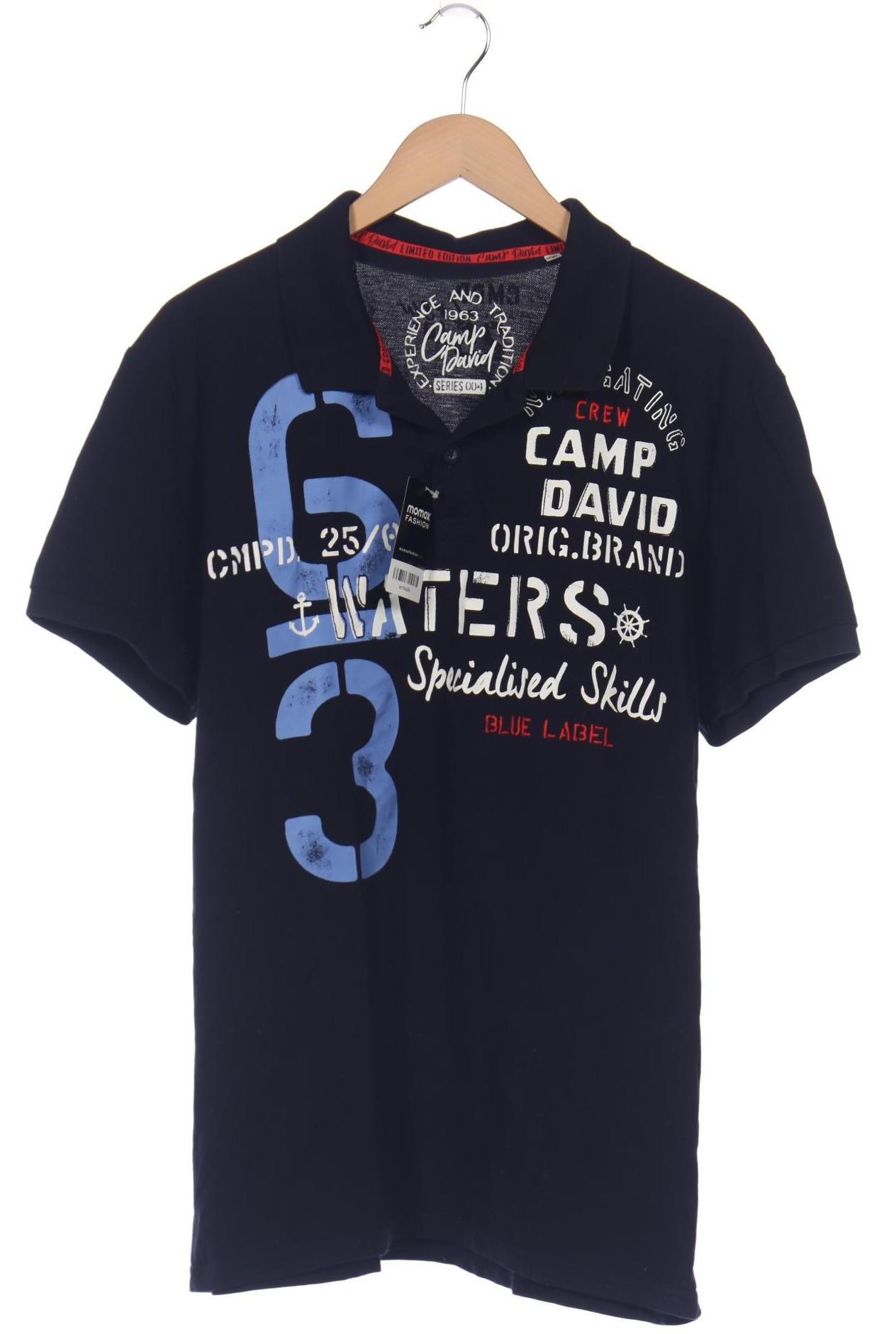 

Camp David Herren Poloshirt, marineblau