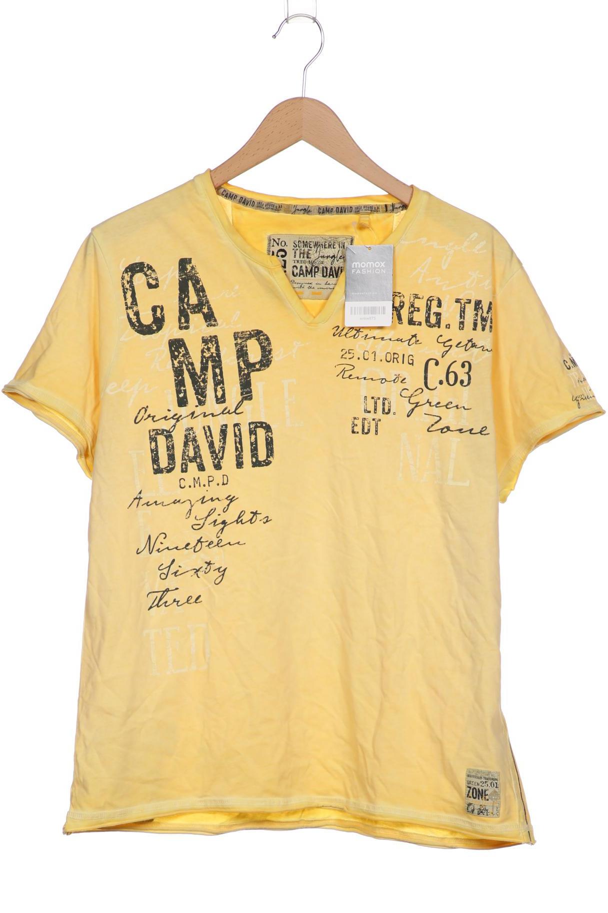 

Camp David Herren T-Shirt, gelb