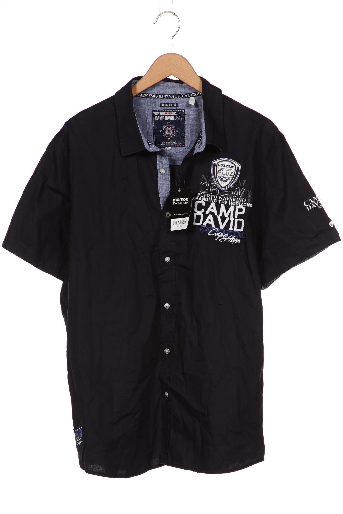 

Camp David Herren Hemd, marineblau