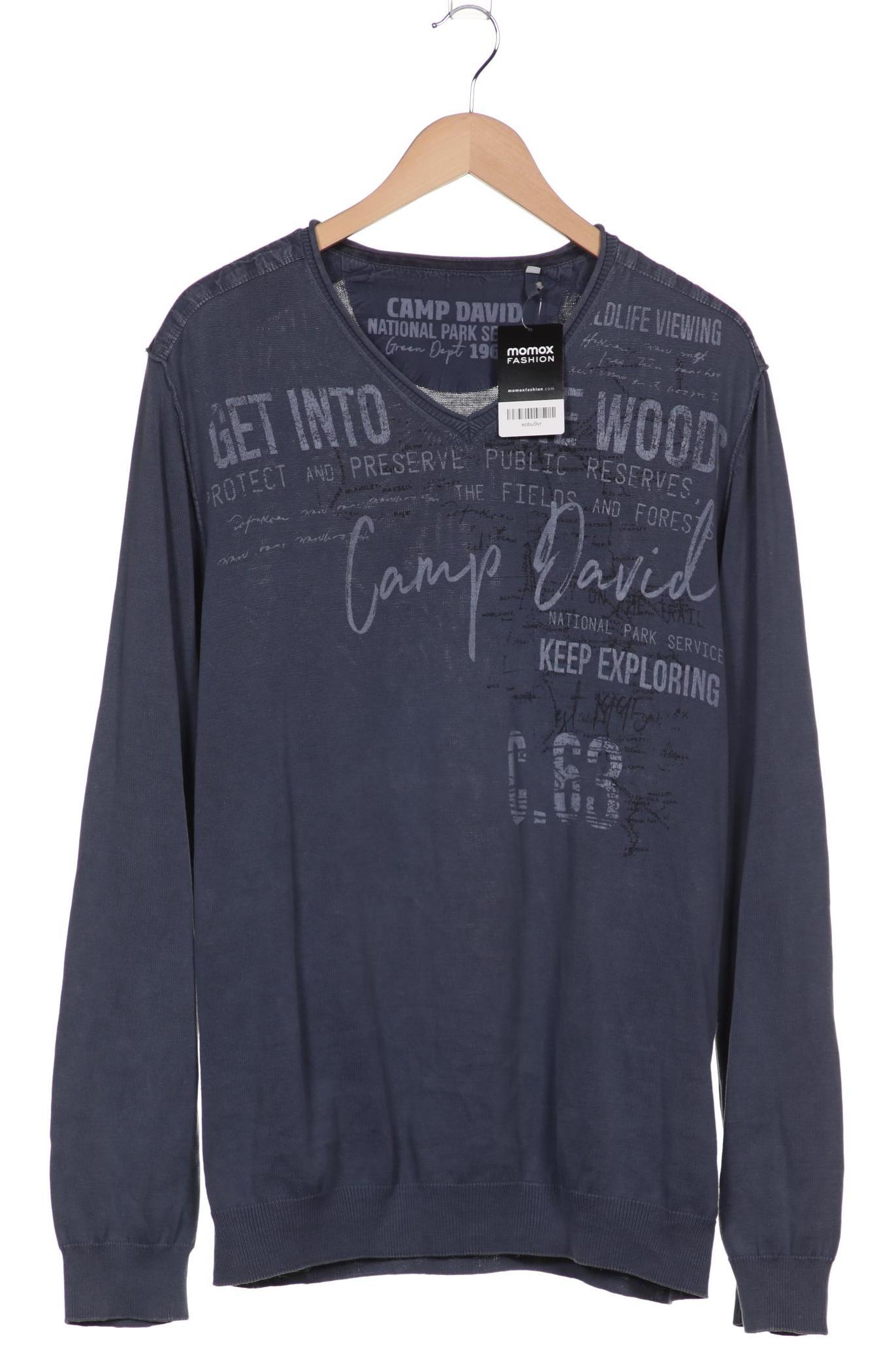 

Camp David Herren Pullover, blau