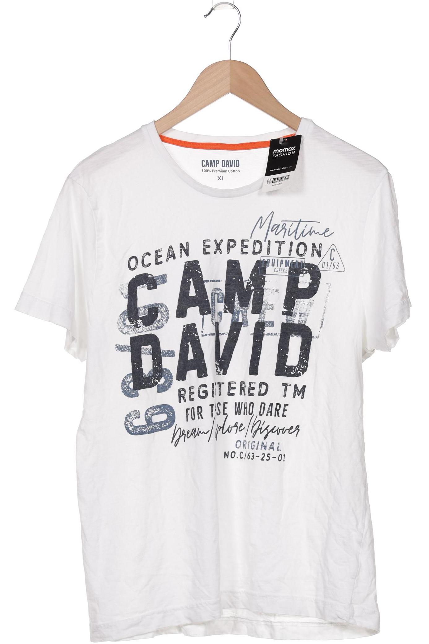 

Camp David Herren T-Shirt, weiß, Gr. 54