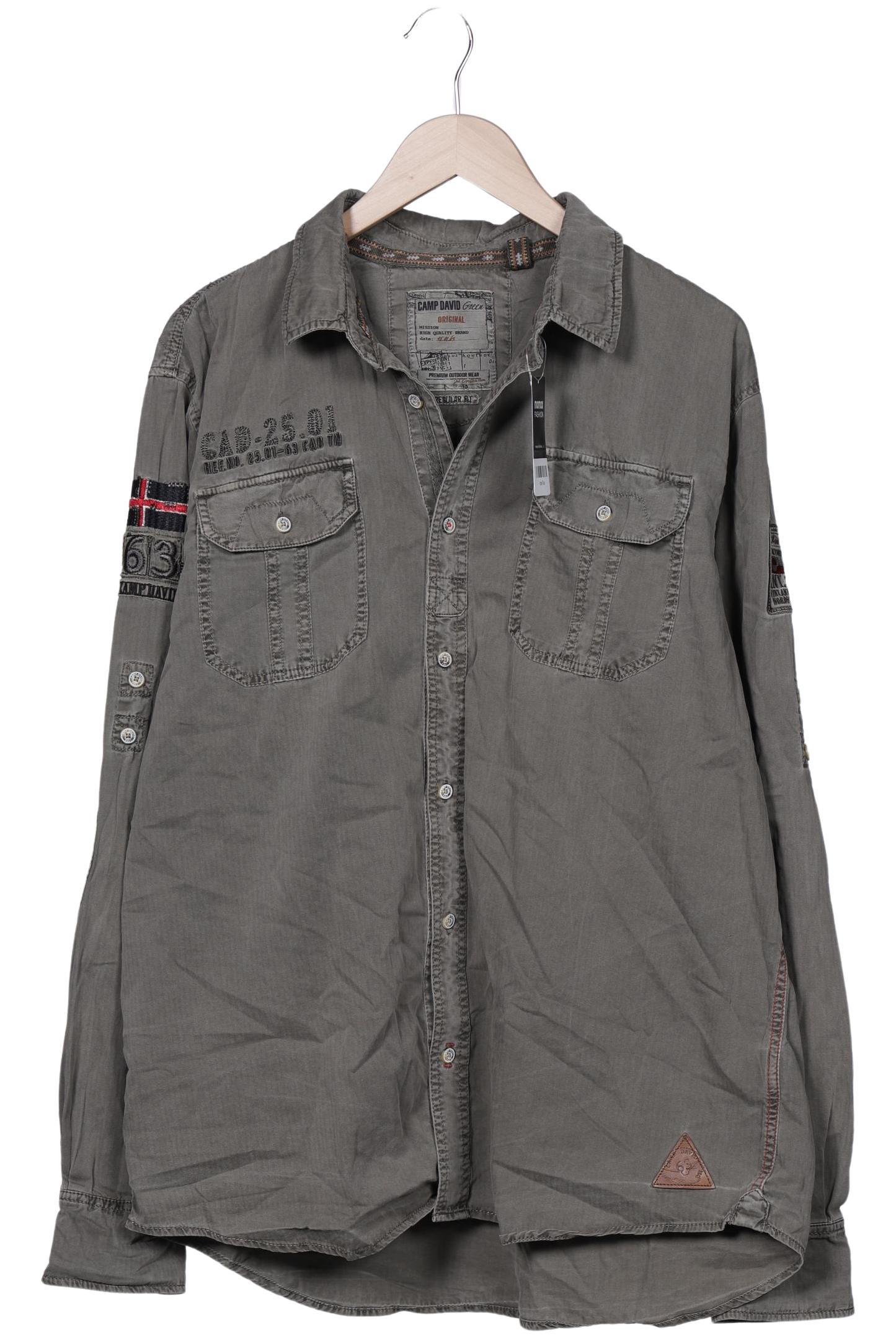 

Camp David Herren Hemd, grün, Gr. 56