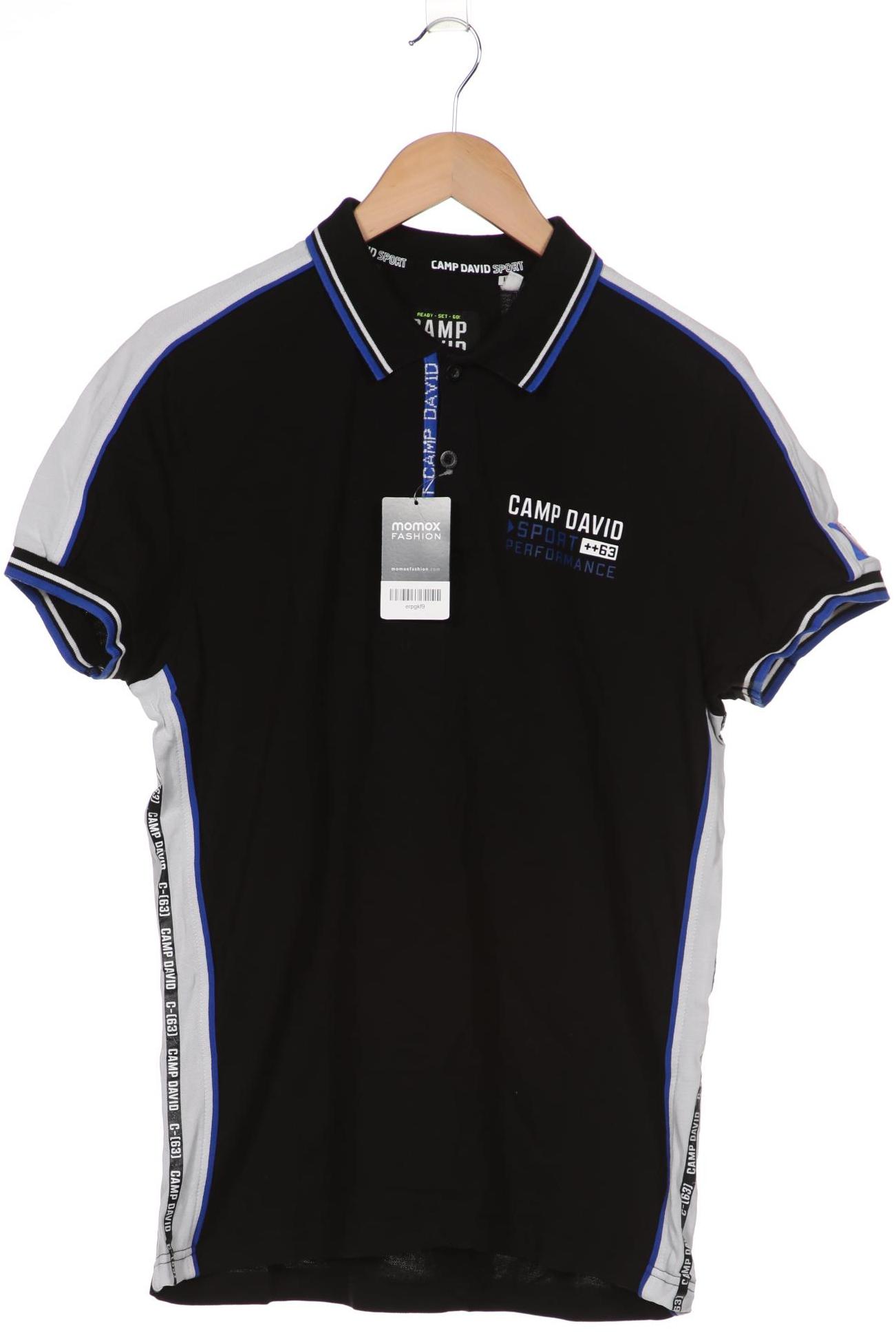 

Camp David Herren Poloshirt, schwarz