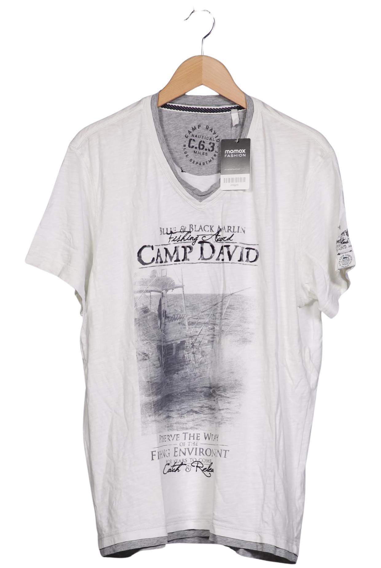 

Camp David Herren T-Shirt, weiß, Gr. 54