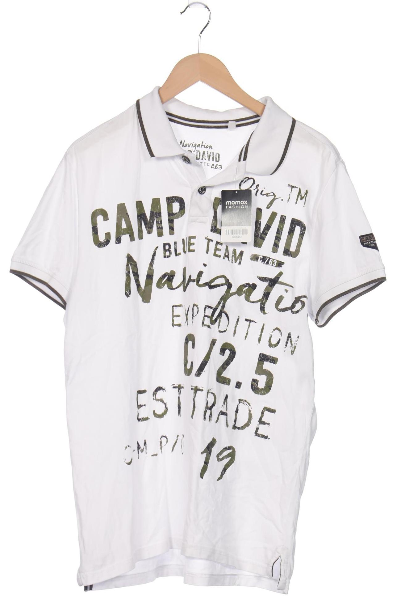 

Camp David Herren Poloshirt, weiß