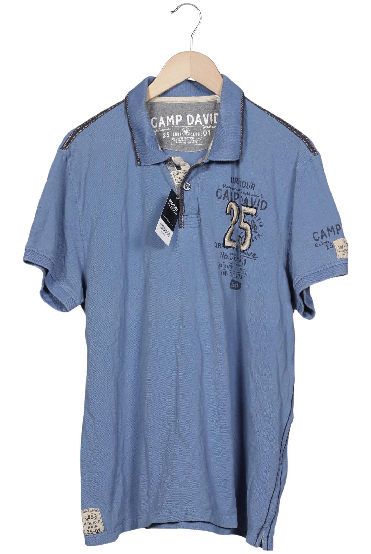 

Camp David Herren Poloshirt, blau, Gr. 58