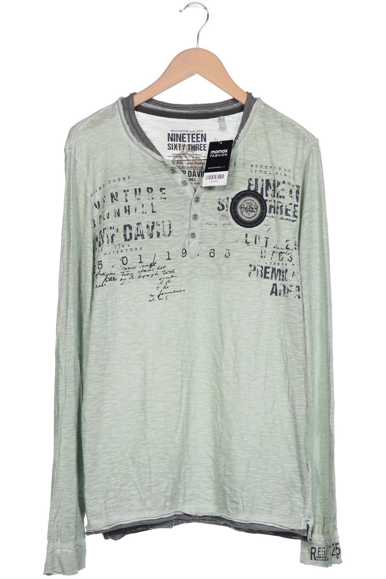

Camp David Herren Langarmshirt, hellgrün