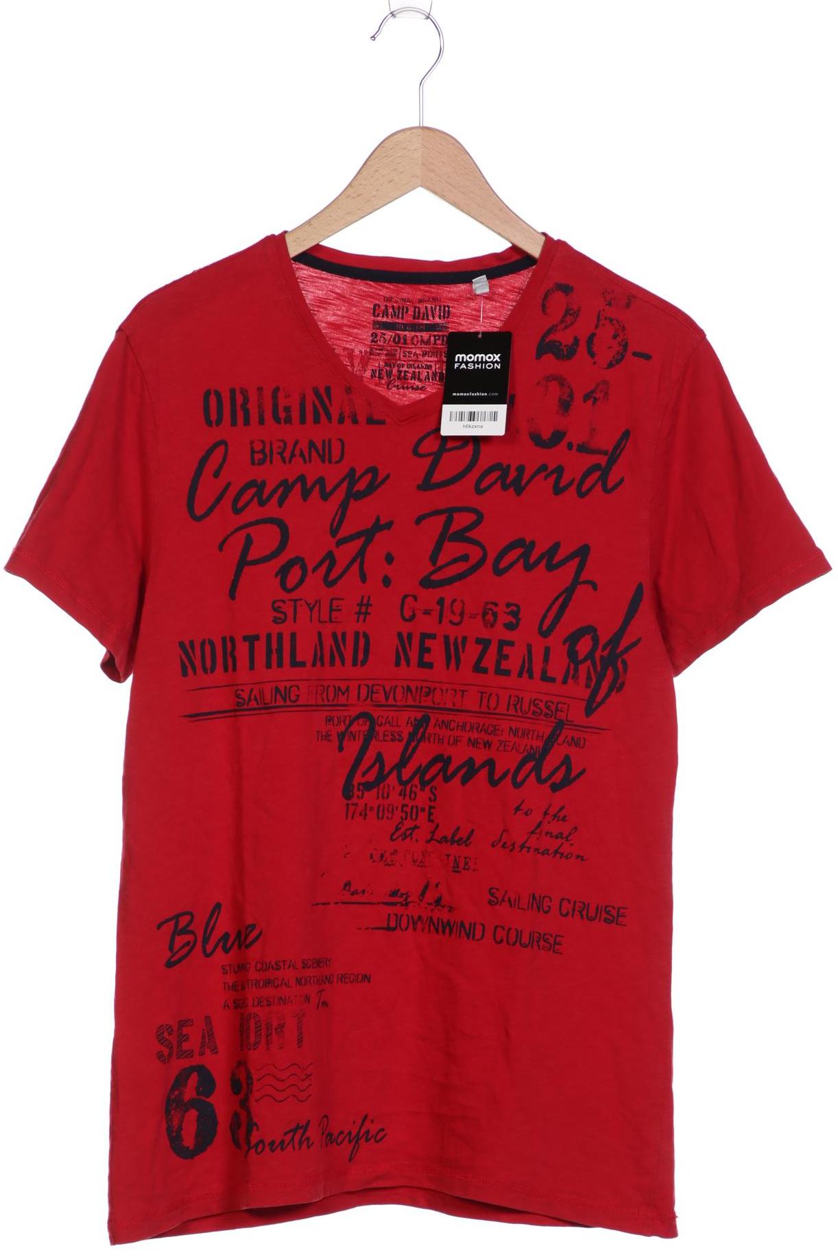 

Camp David Herren T-Shirt, rot, Gr. 48