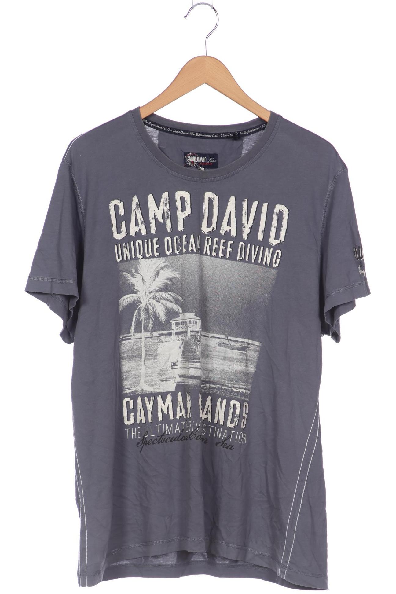 

Camp David Herren T-Shirt, blau, Gr. 56