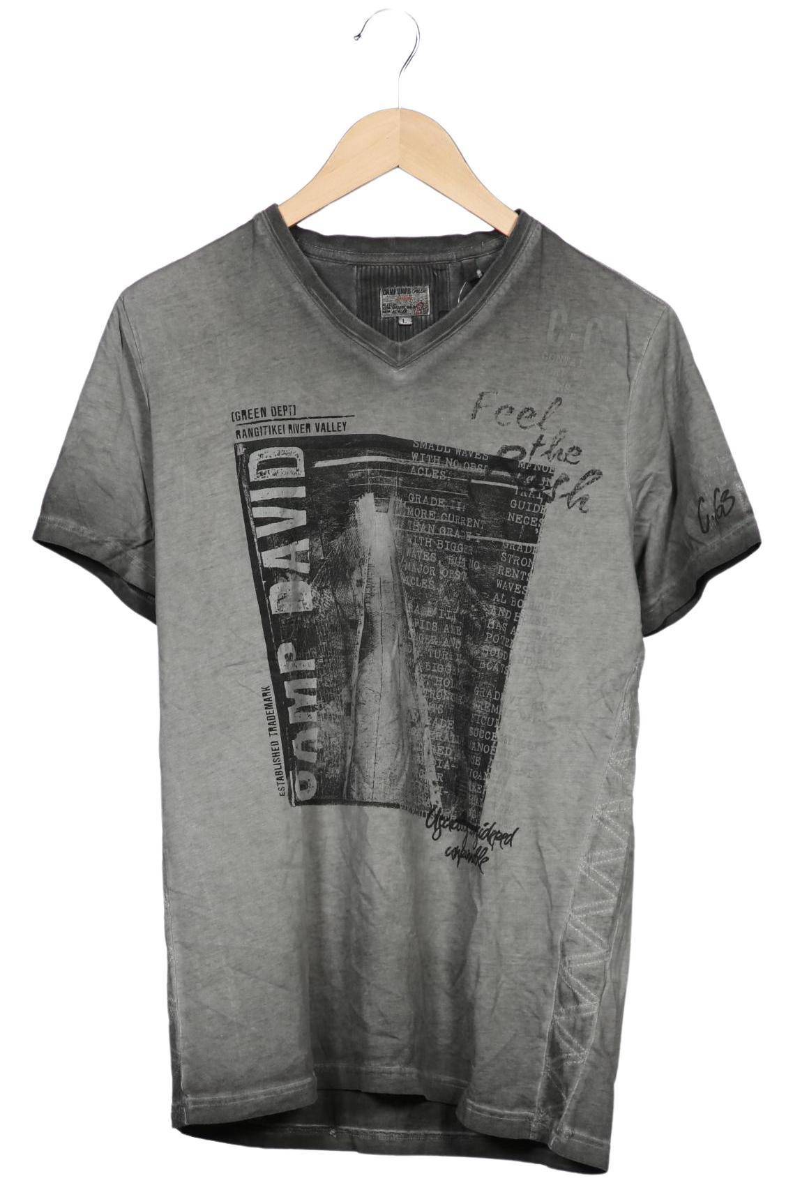

Camp David Herren T-Shirt, grau, Gr. 52