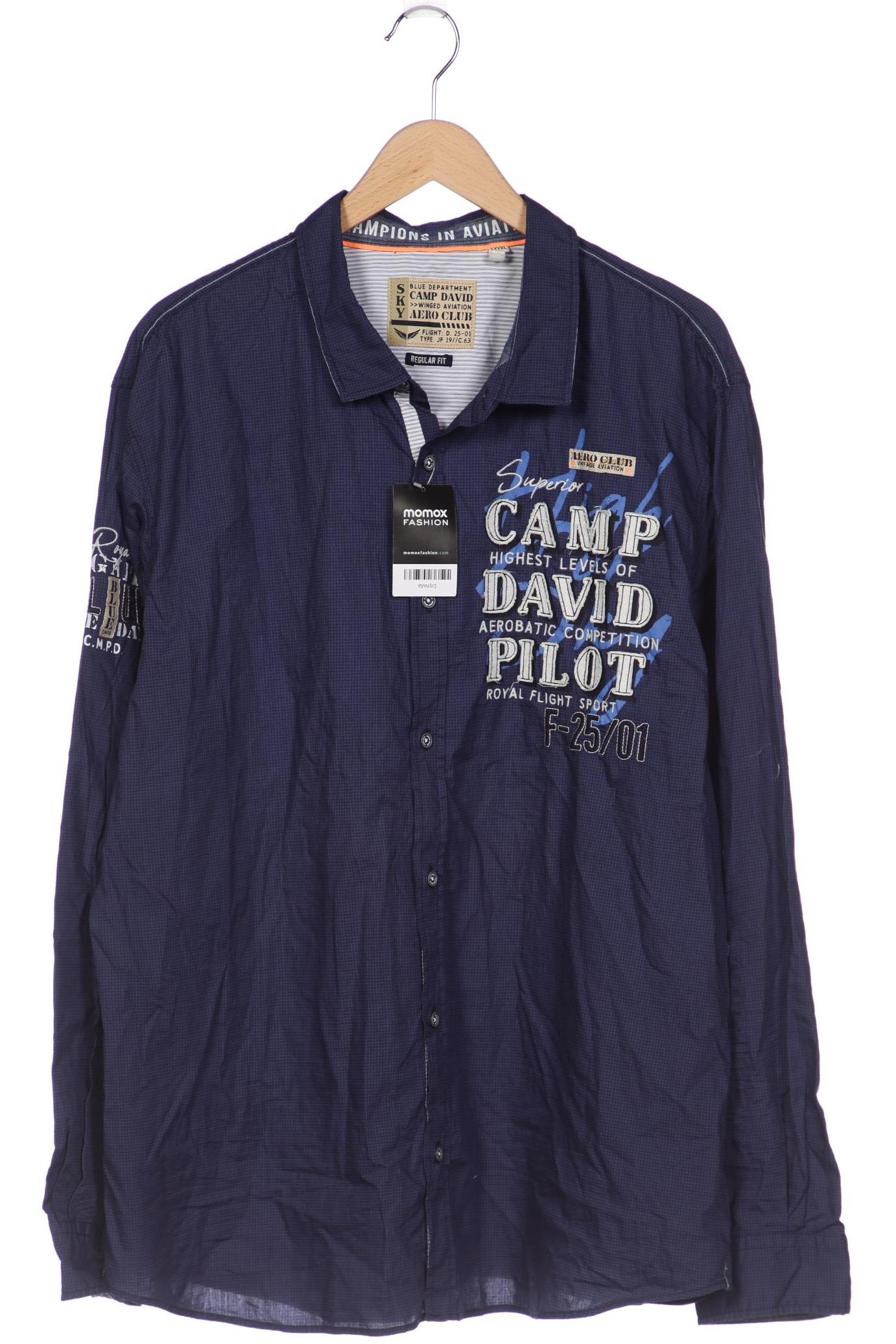 

Camp David Herren Hemd, marineblau, Gr. 58