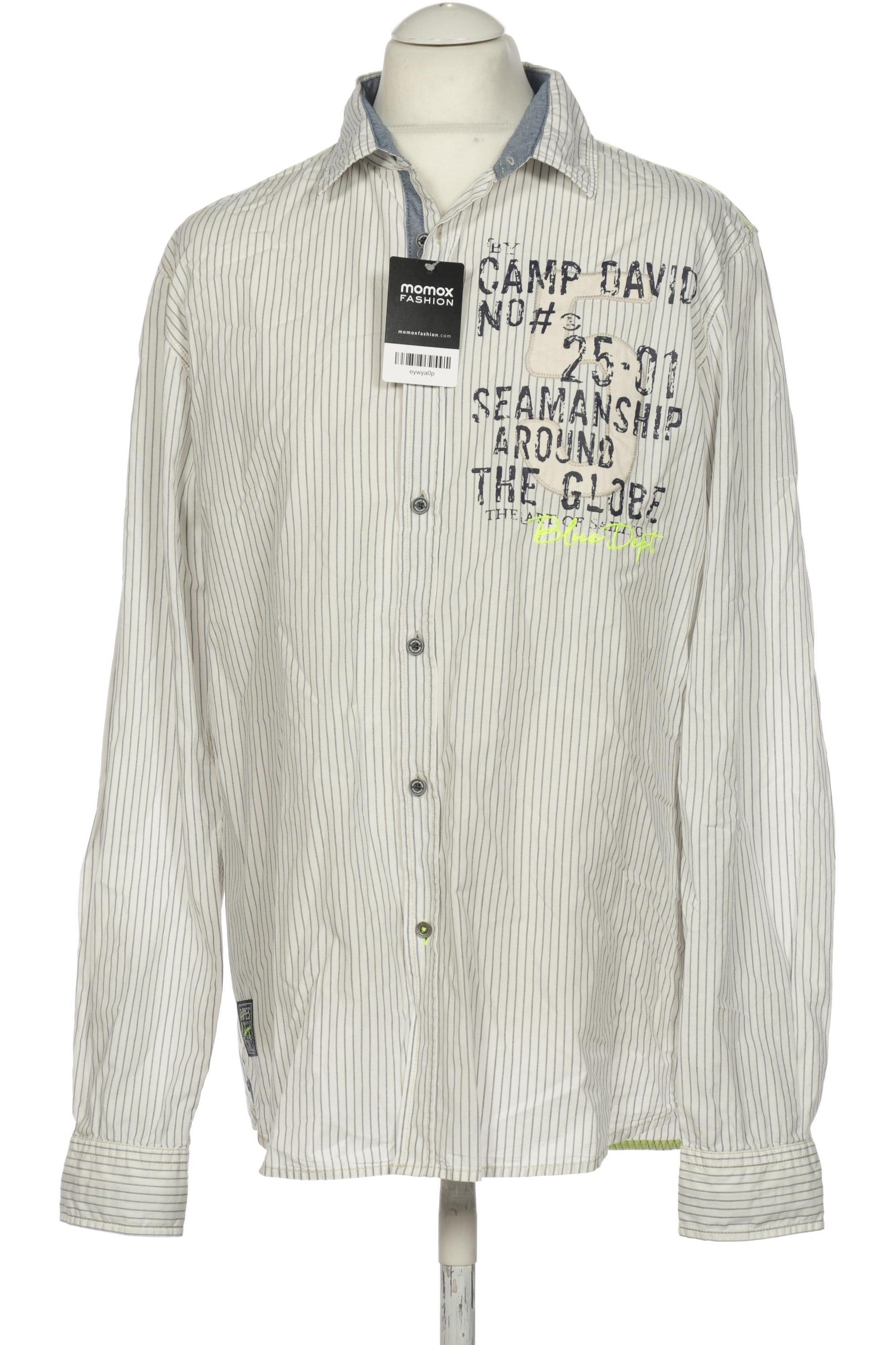 

Camp David Herren Hemd, cremeweiß