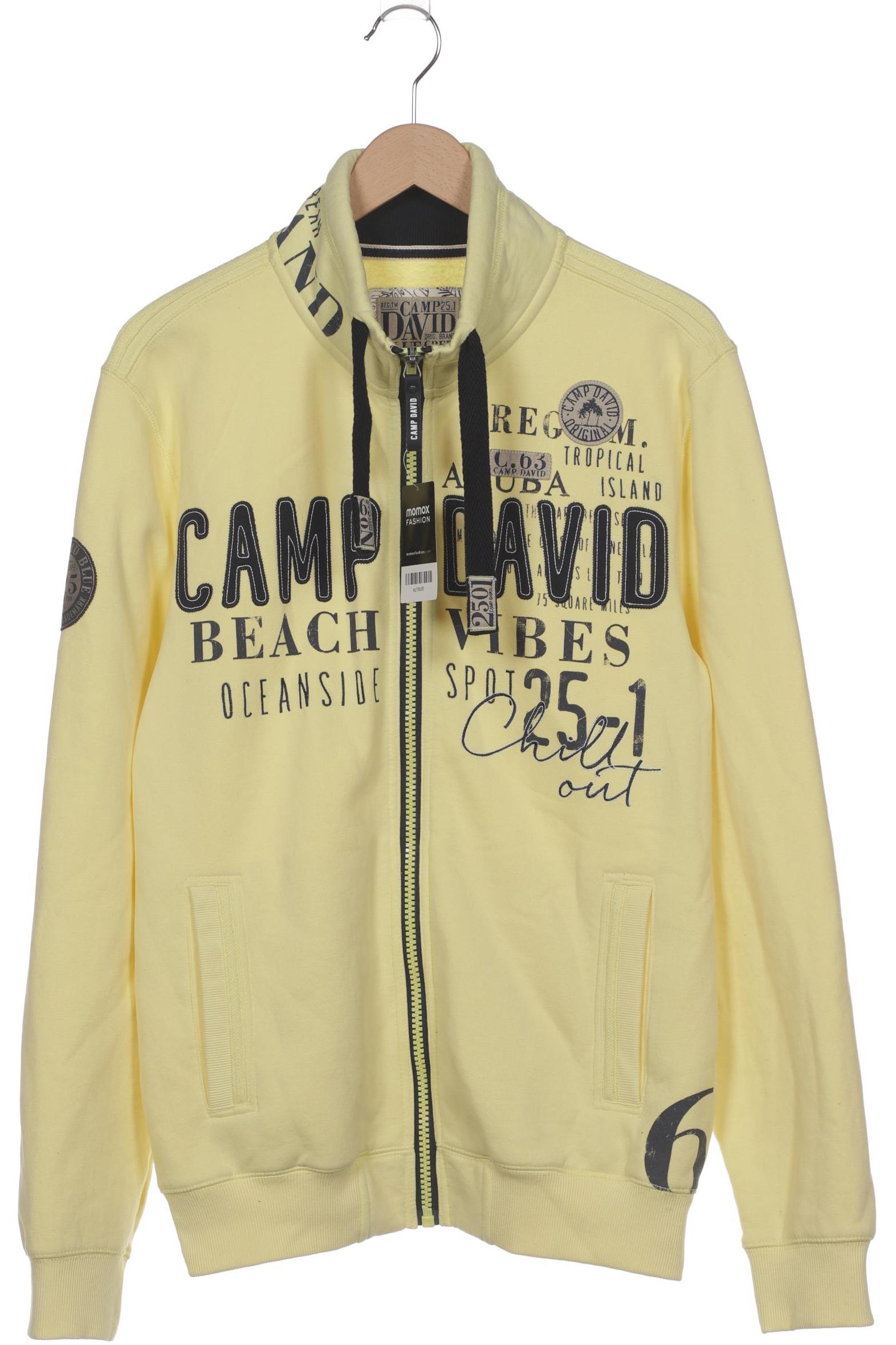 

Camp David Herren Sweatshirt, gelb, Gr. 52