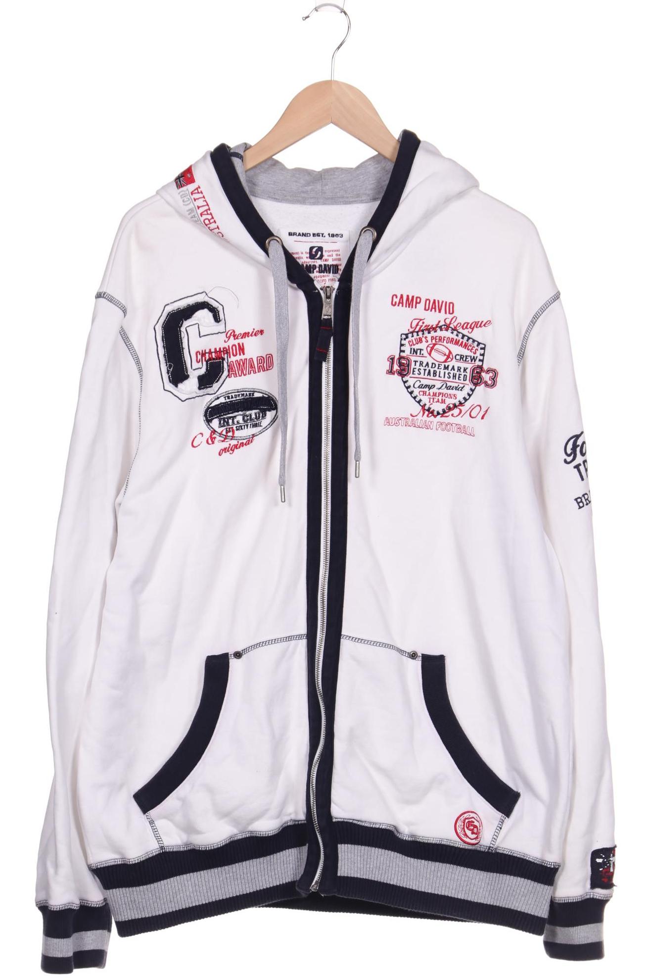

Camp David Herren Kapuzenpullover, weiß