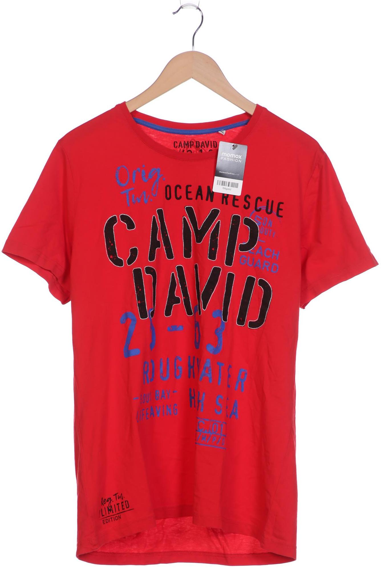 

Camp David Herren T-Shirt, rot