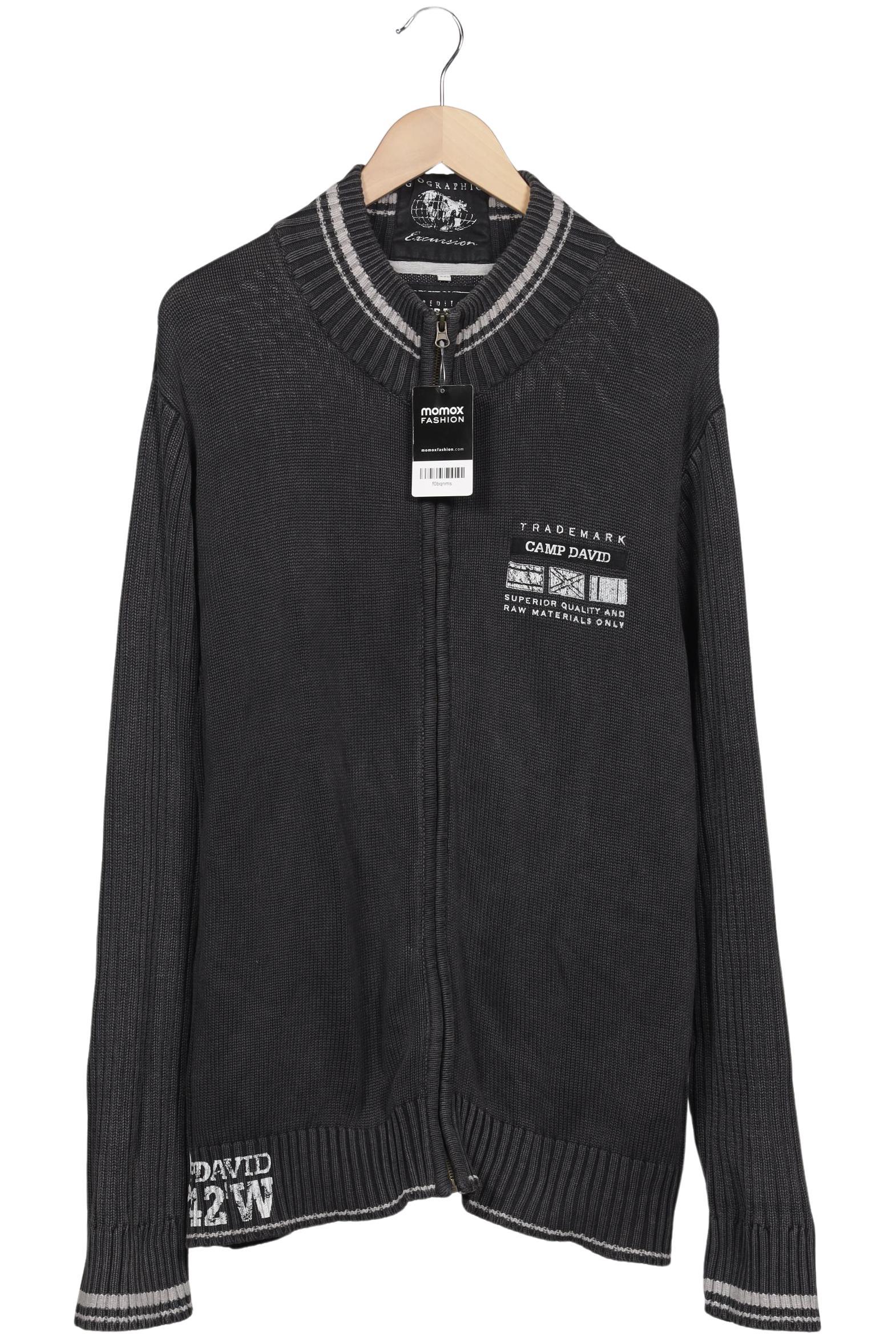 

Camp David Herren Strickjacke, grau, Gr. 56