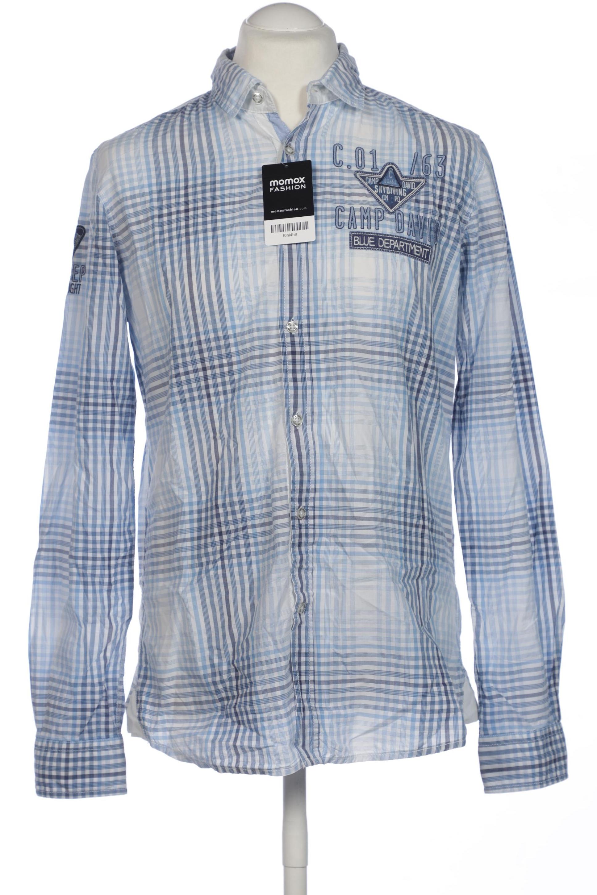 

Camp David Herren Hemd, hellblau, Gr. 48